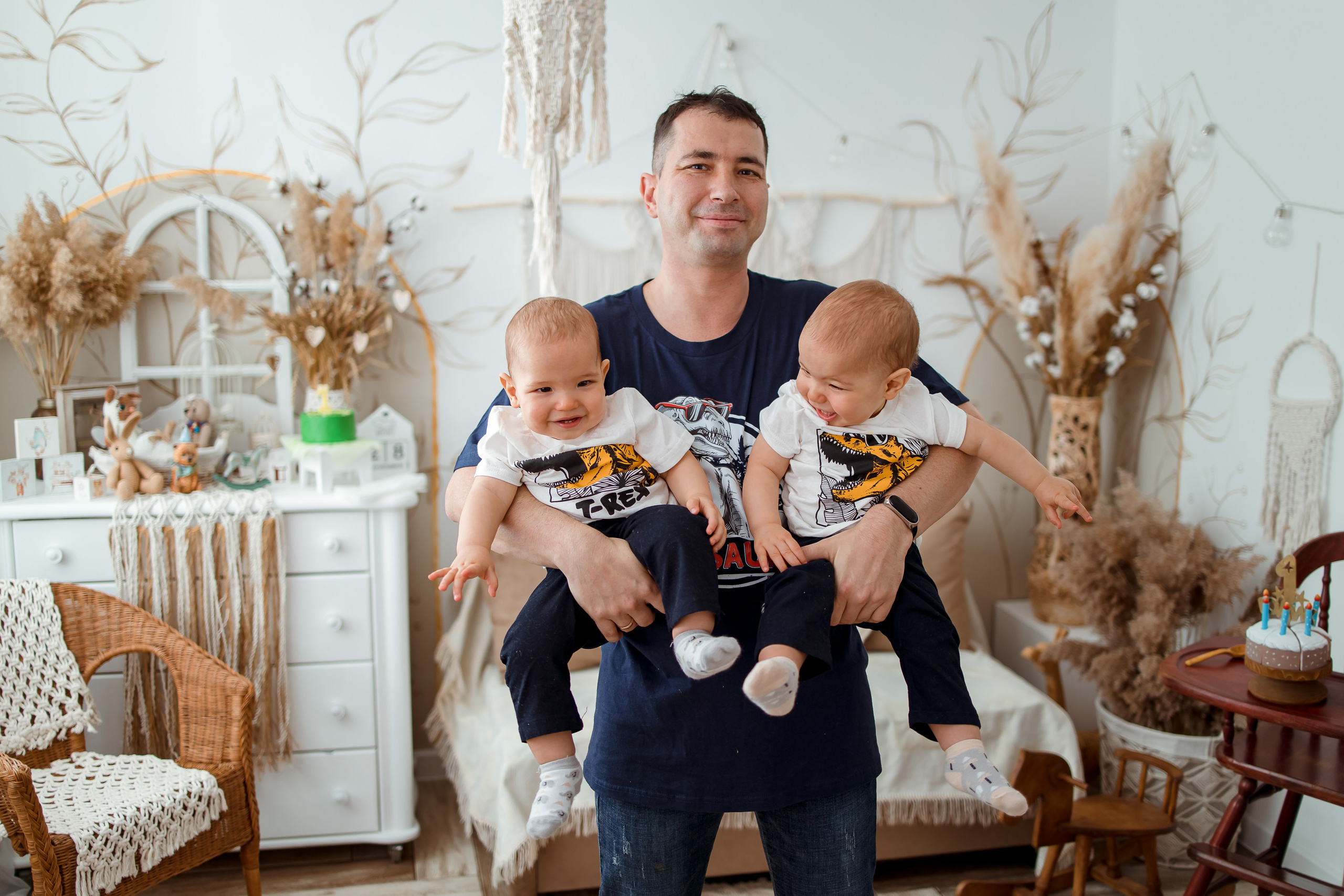 Федя и Лёва, 1 годик. Семейный и детский фотограф в Железногорске Саламахо Ольга