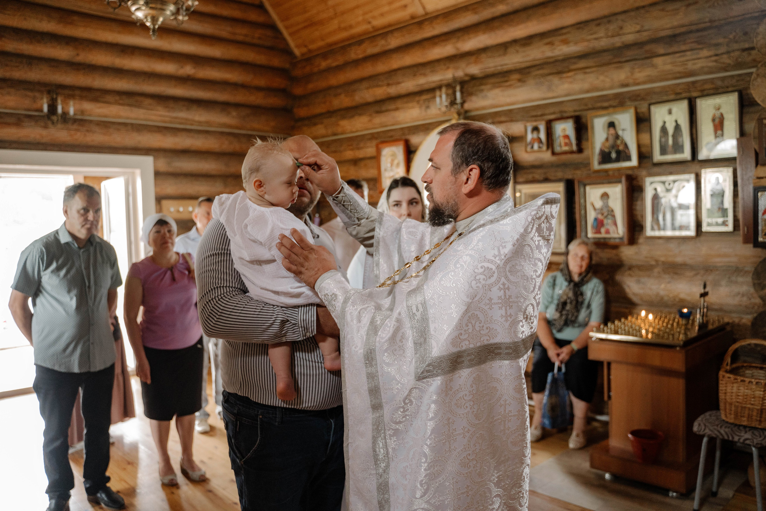 Крещение Ромы. Свадебный и семейный фотограф в Калуге Анна Киреева