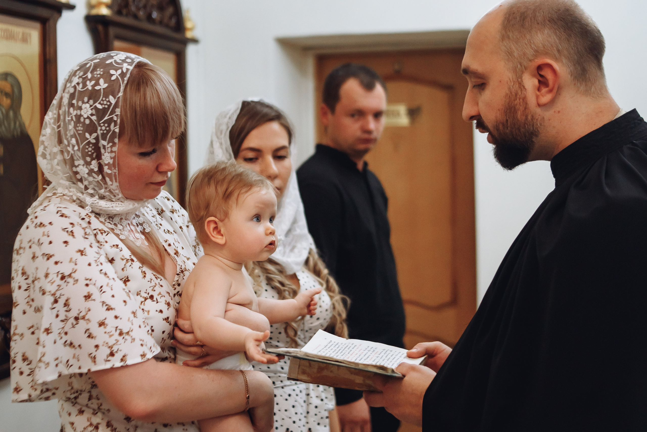 Таинство крещения в Тихорецке. Свадебный и семейный фотограф в Краснодарском крае Мария Данилкина