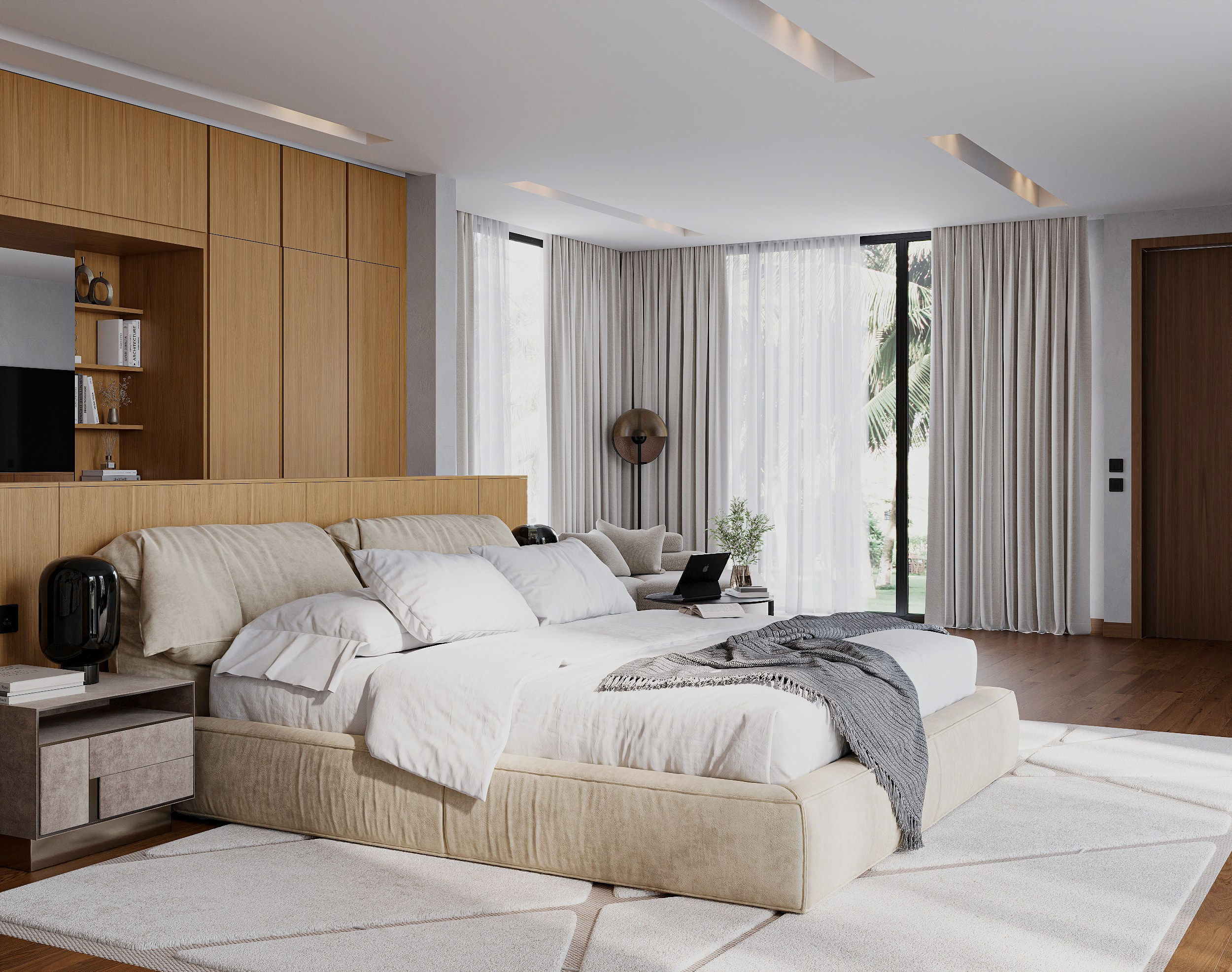 Вилла / Мастер-спальня. Kindhard-design