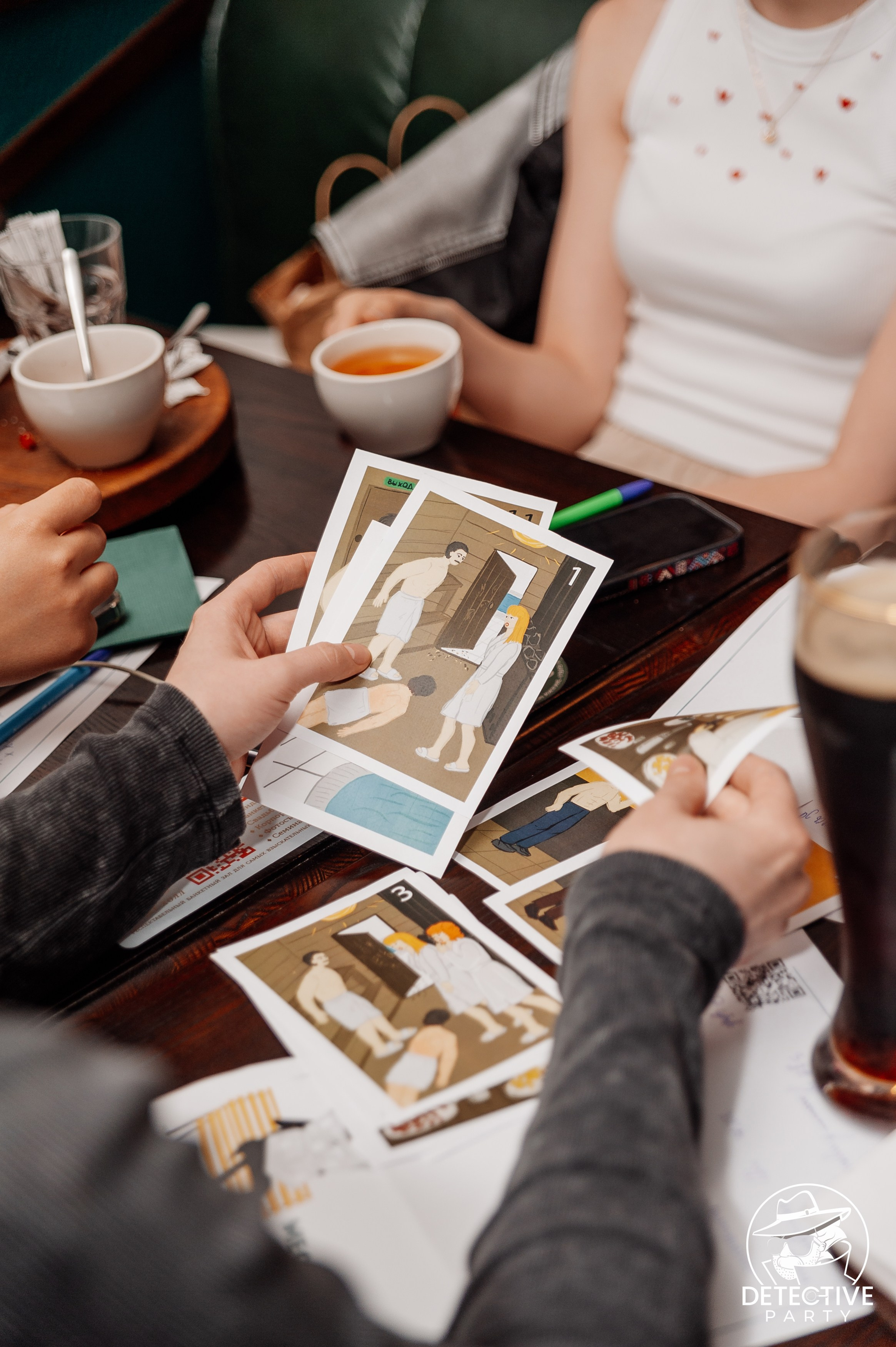 Игра «Детектив party». Свадебный и репортажный фотограф СПб