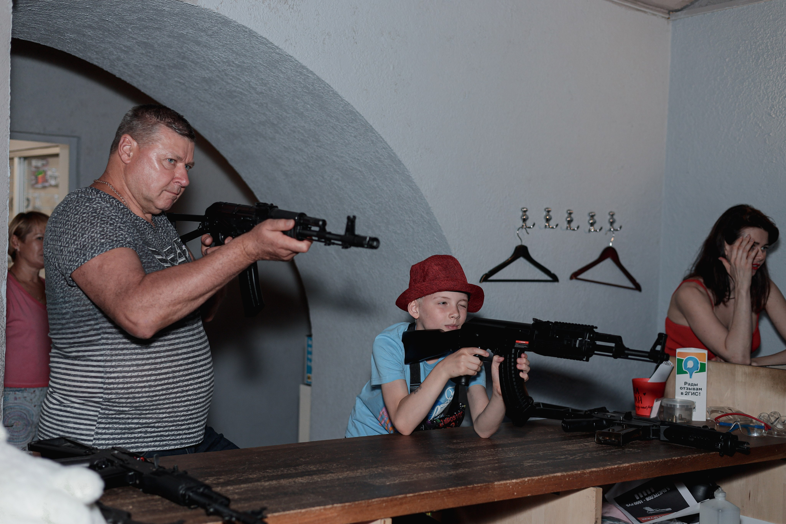 День рождение в стрелковом клубе. Фотограф Надршина Лилия