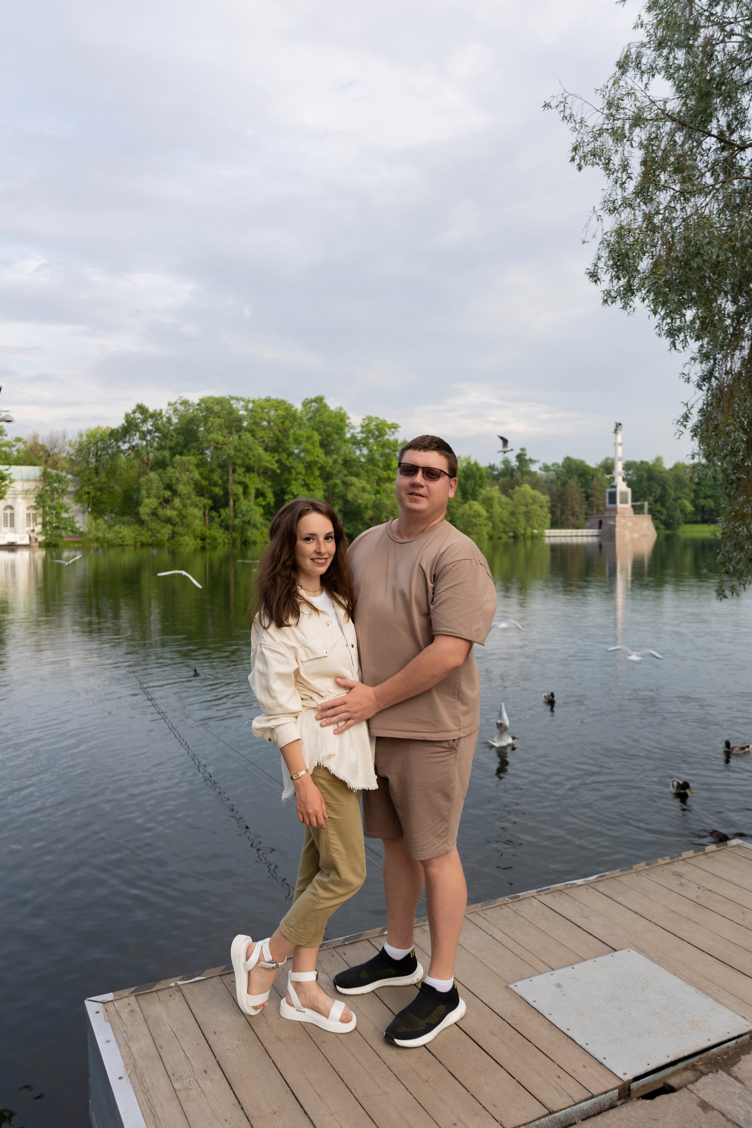 Семейная фотопрогулка в Пушкине. Семейный и свадебный фотограф в Санкт-Петербурге Татьяна Швыкова