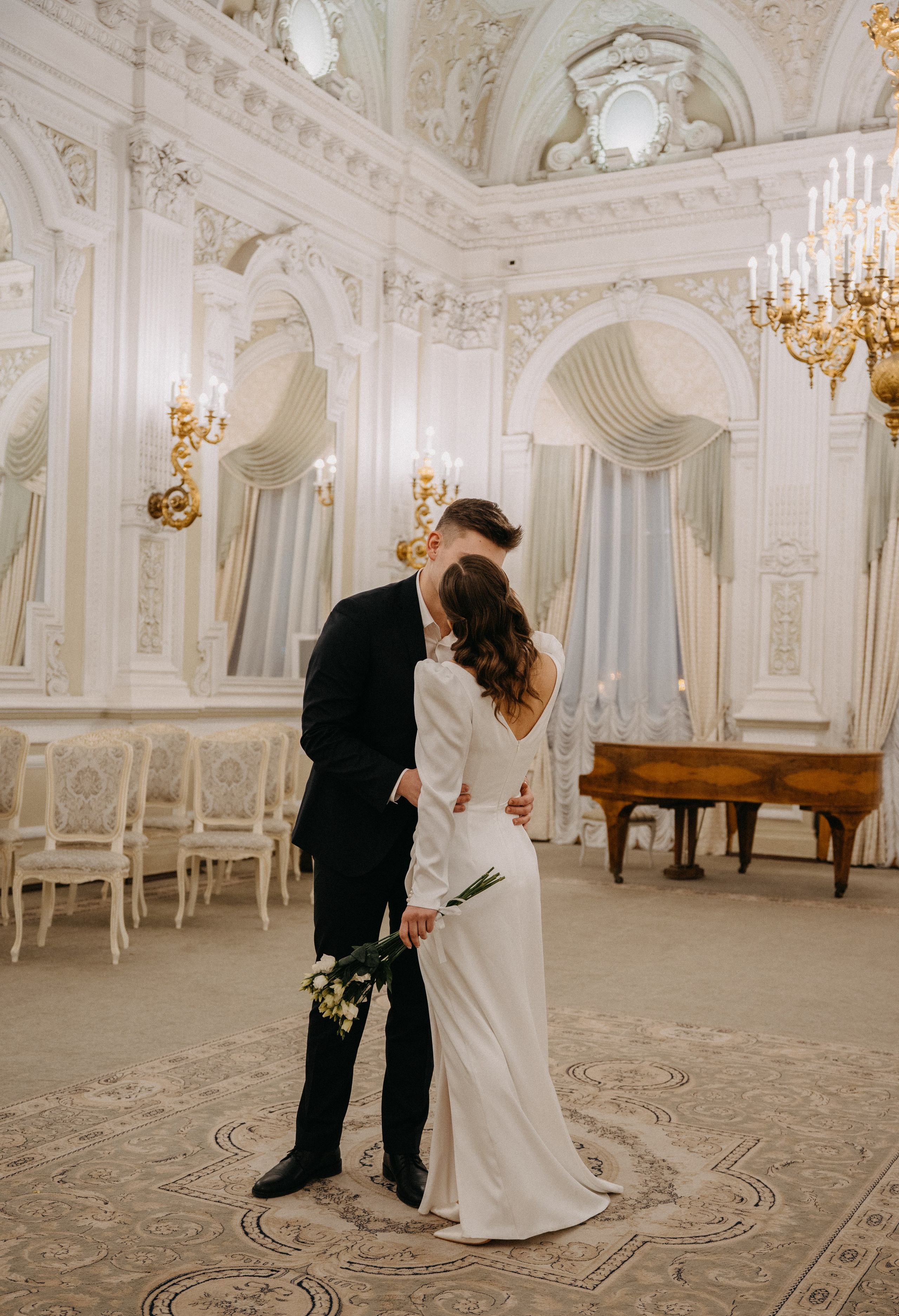 Свадебная фотосессия в Санкт-Петербурге. Федосова Елизавета - свадебный фотограф СПб. Фотосессия Дворец Бракосочетания №1