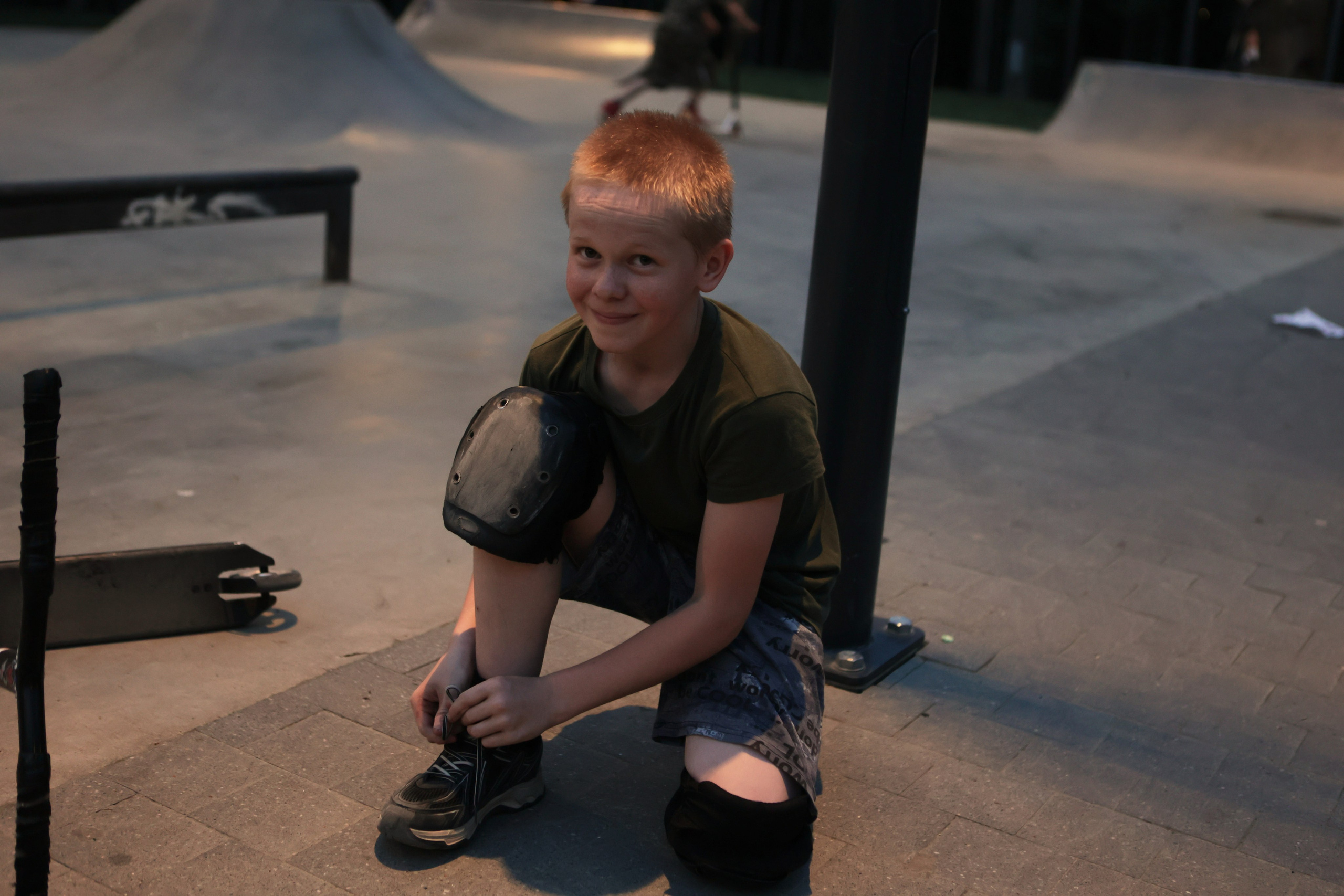 Blue hour in a skatepark. Фотограф Антонина Гудкова