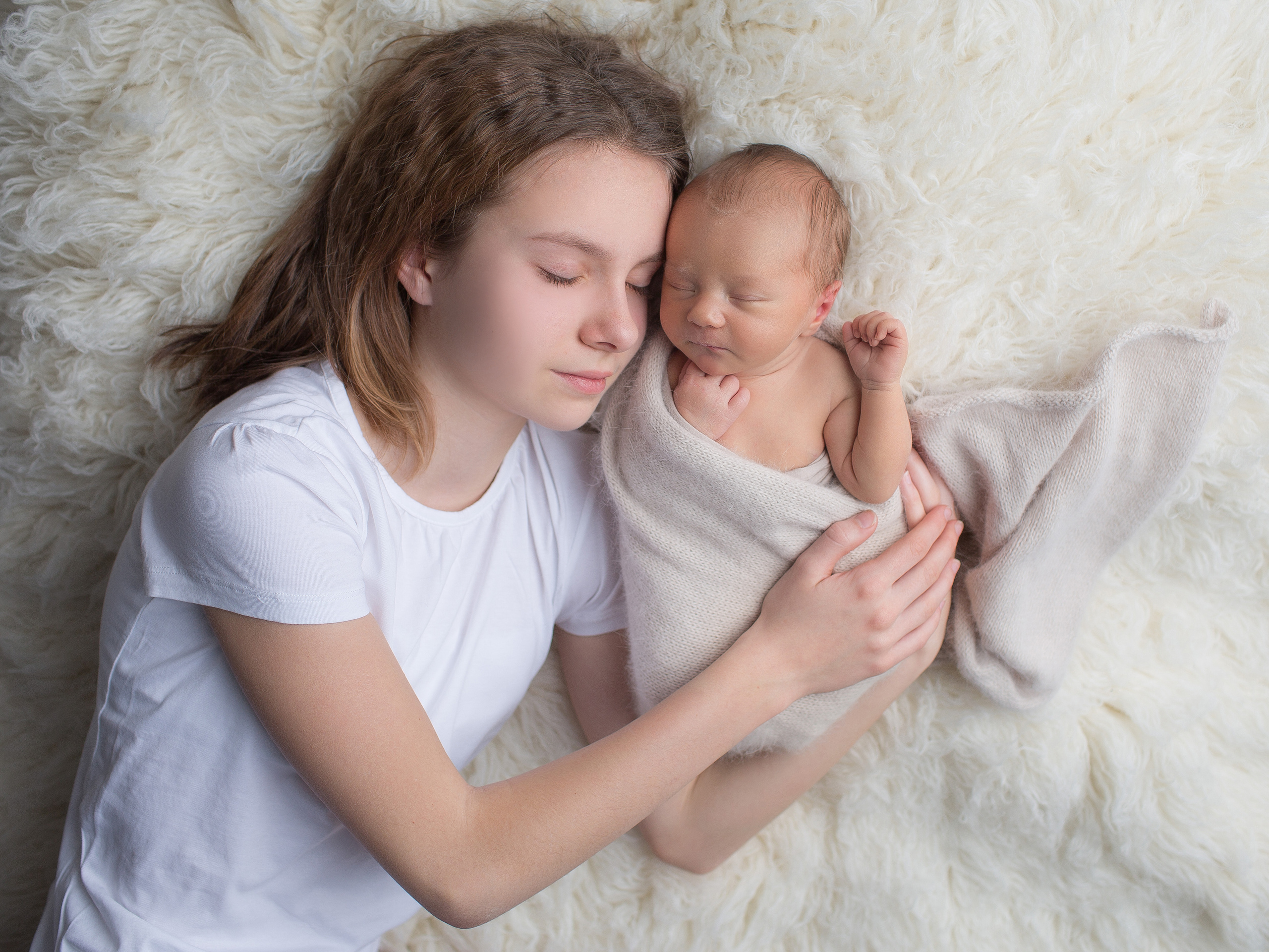 Семейные кадры (новорожденная съёмка). Фотограф новорожденных и деток до года в Москве и Подмосковье Царева Т