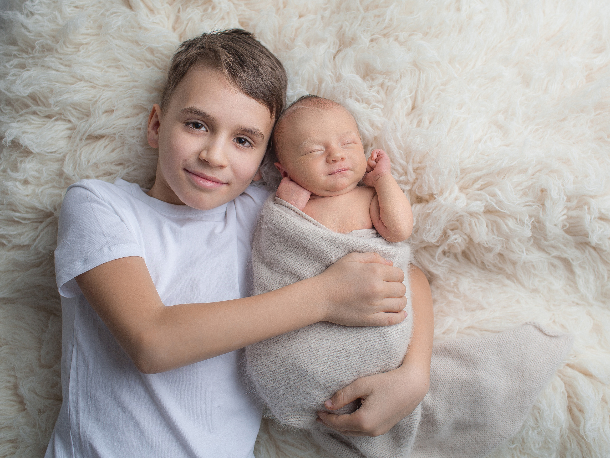 Семейные кадры (новорожденная съёмка). Фотограф новорожденных и деток до года в Москве и Подмосковье Царева Т