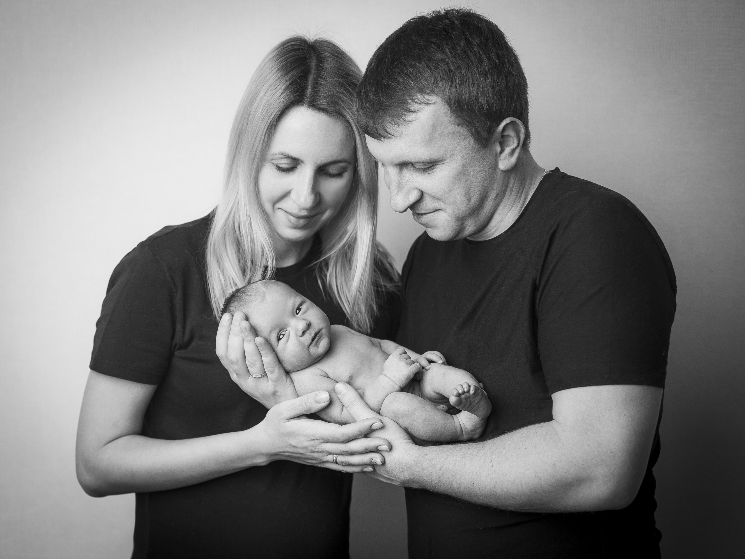 Семейные кадры (новорожденная съёмка). Фотограф новорожденных и деток до года в Москве и Подмосковье Царева Т