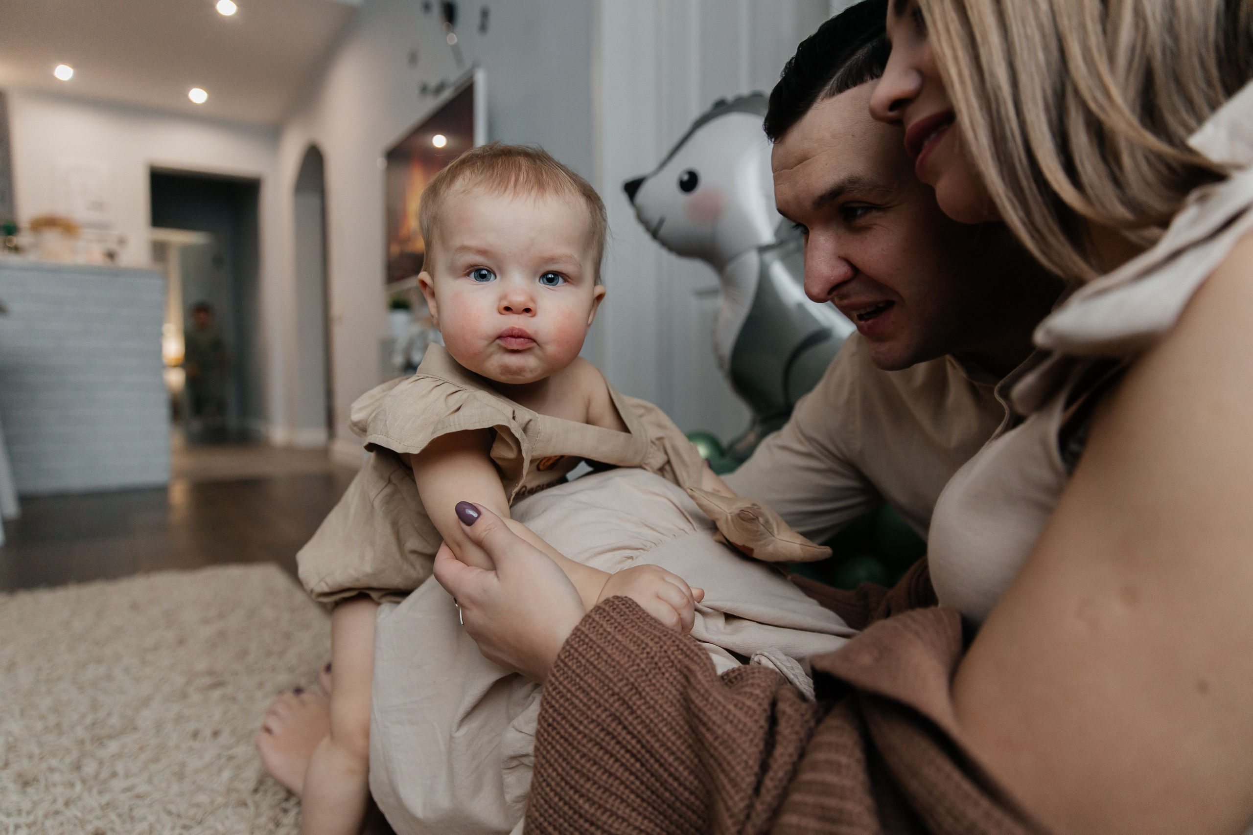 Первый день рождения Дариши. Семейный фотограф Москва