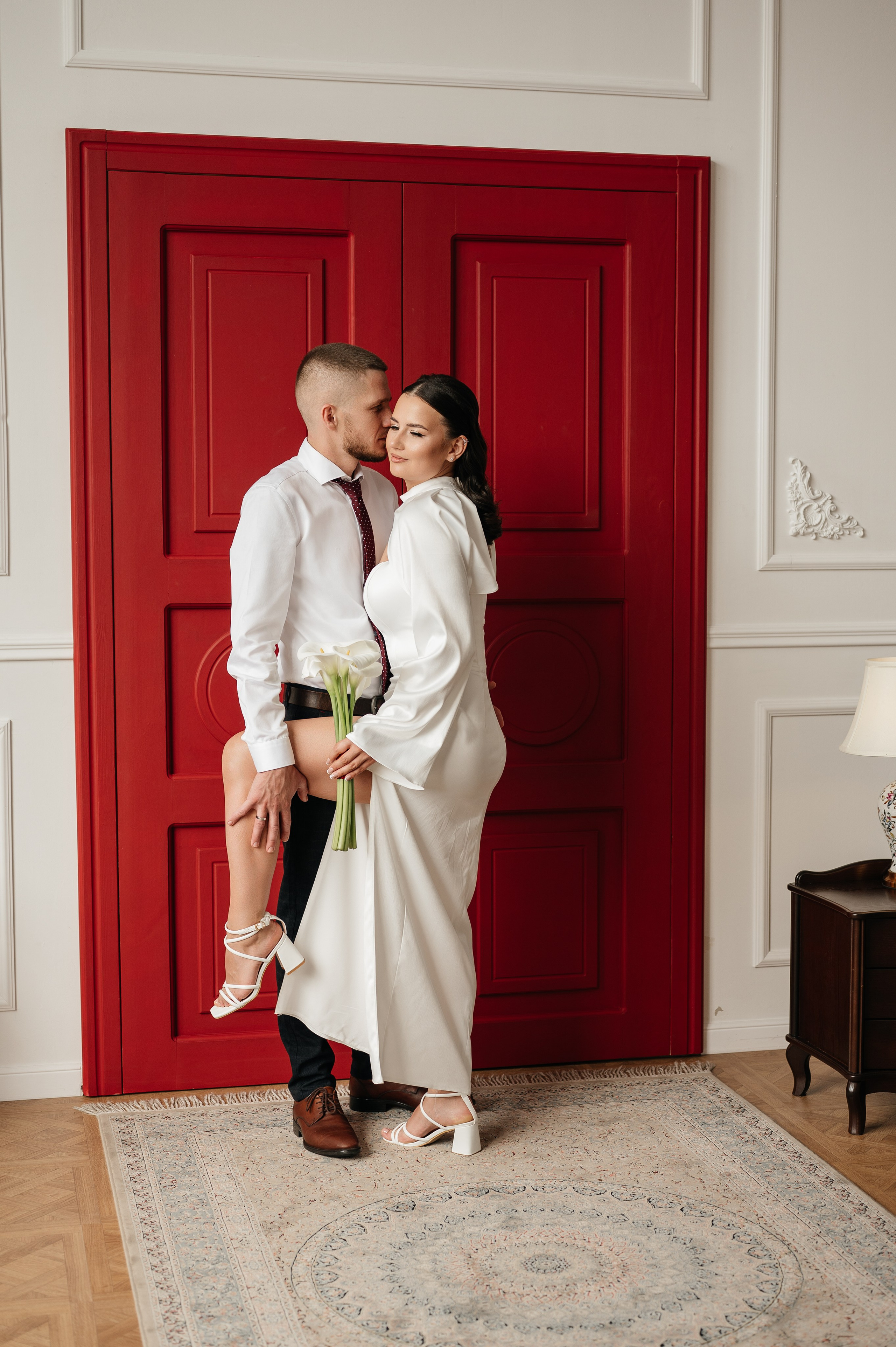 Свадебная фотосессия в студии. Свадебный и семейный фотограф в Краснодаре Алина Мельник