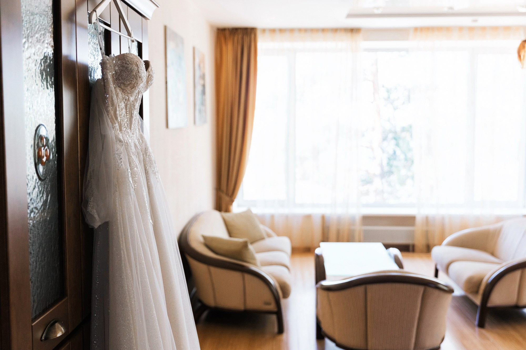 Свадебная фотосессия на берегу Горьковского моря. Свадебный фотограф в Нижнем Новгороде и Москве Сергей Воробьев