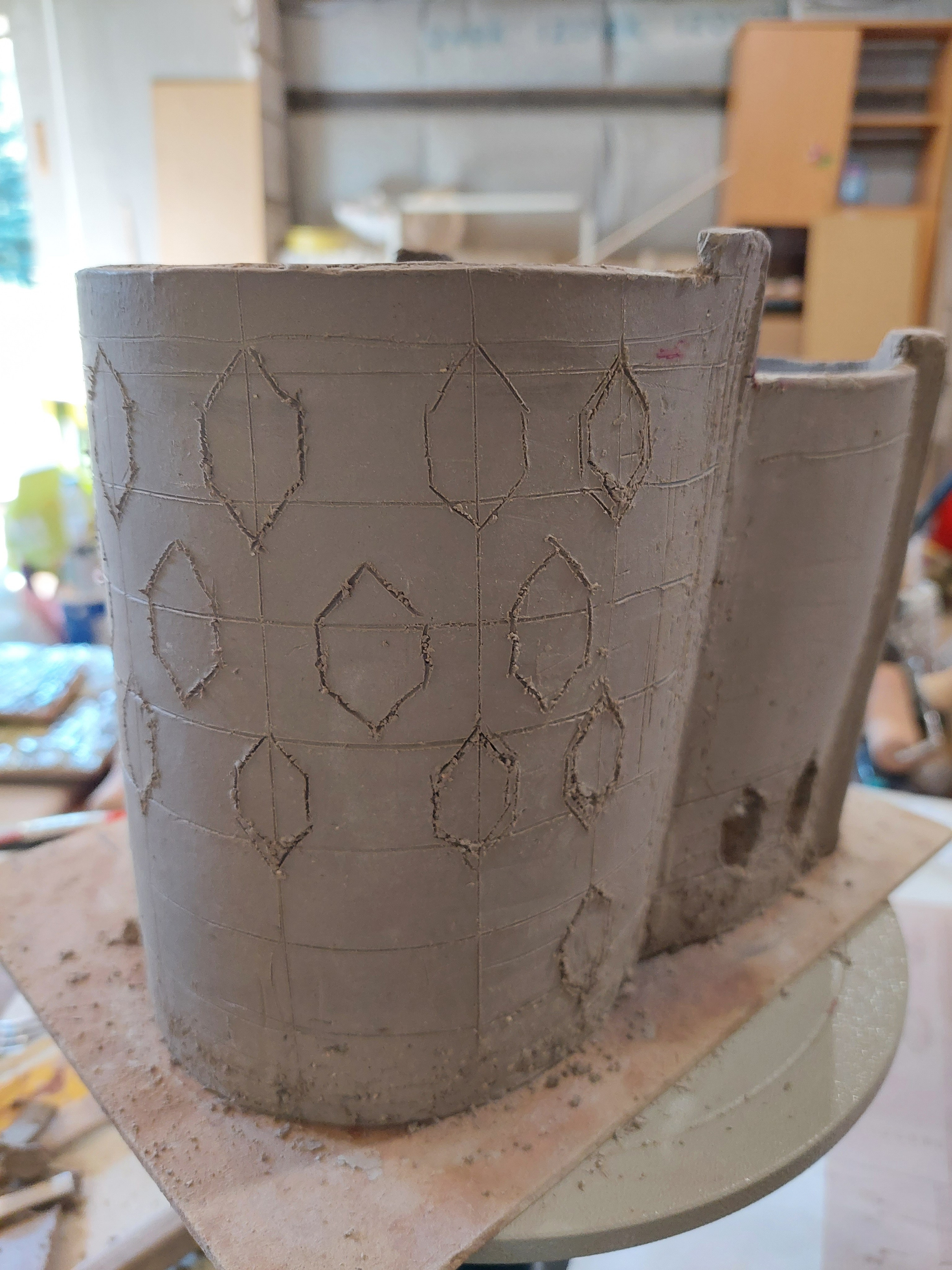 Что остается за кадром, или процесс работы керамиста. Керамика с историей. Елена Рогалёва