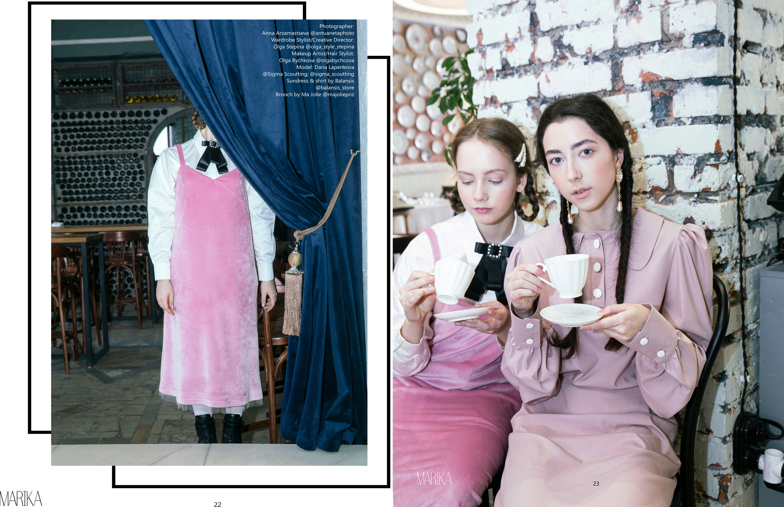 INNOCENT FUN — Editorial for MARIKA Magazine. Photographer Anna Arzamastseva