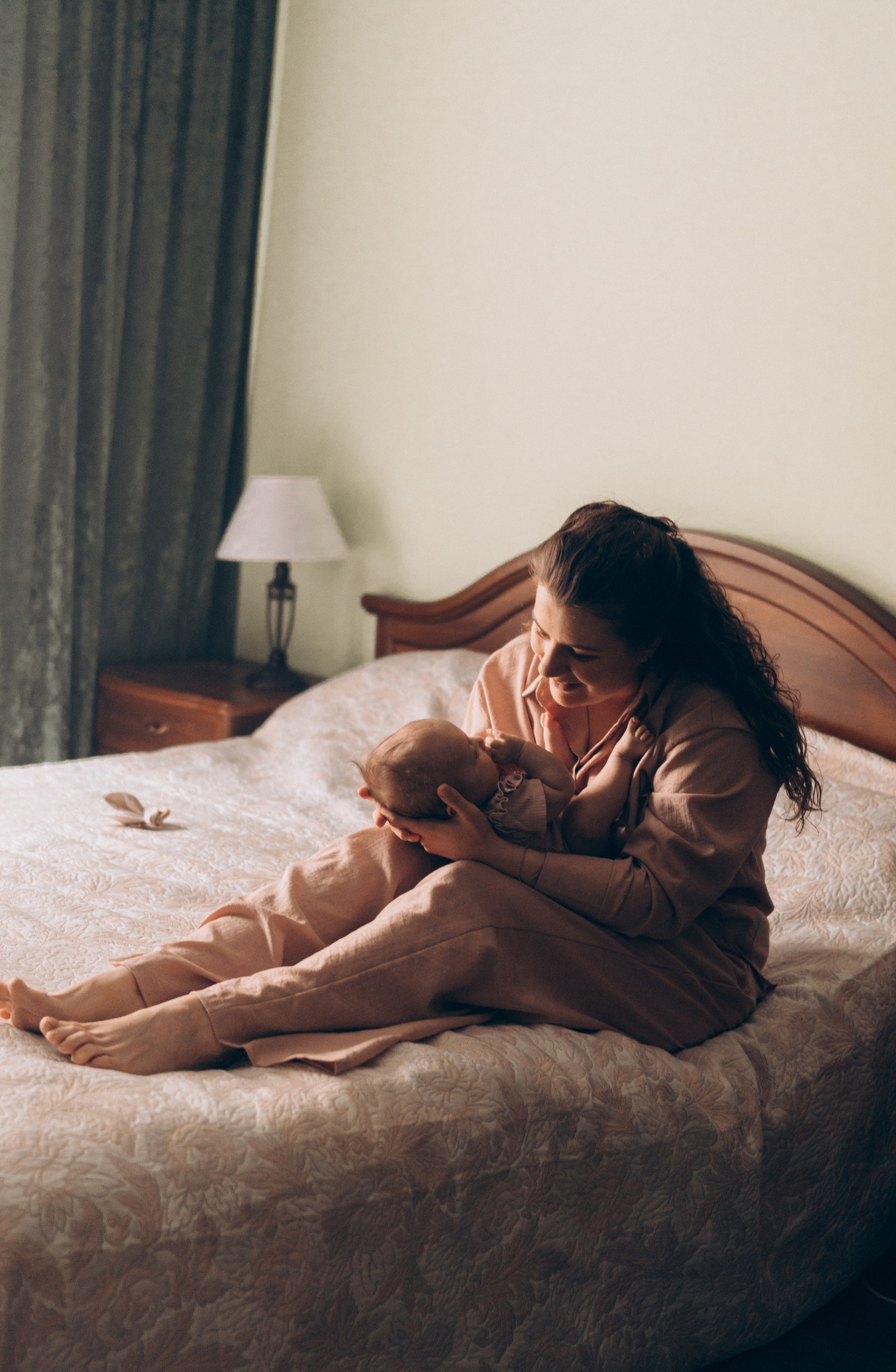 3 месяца дома. Семейный, ньюборн фотограф, фотограф на роды в Москве, Виктория Тюльдюкова