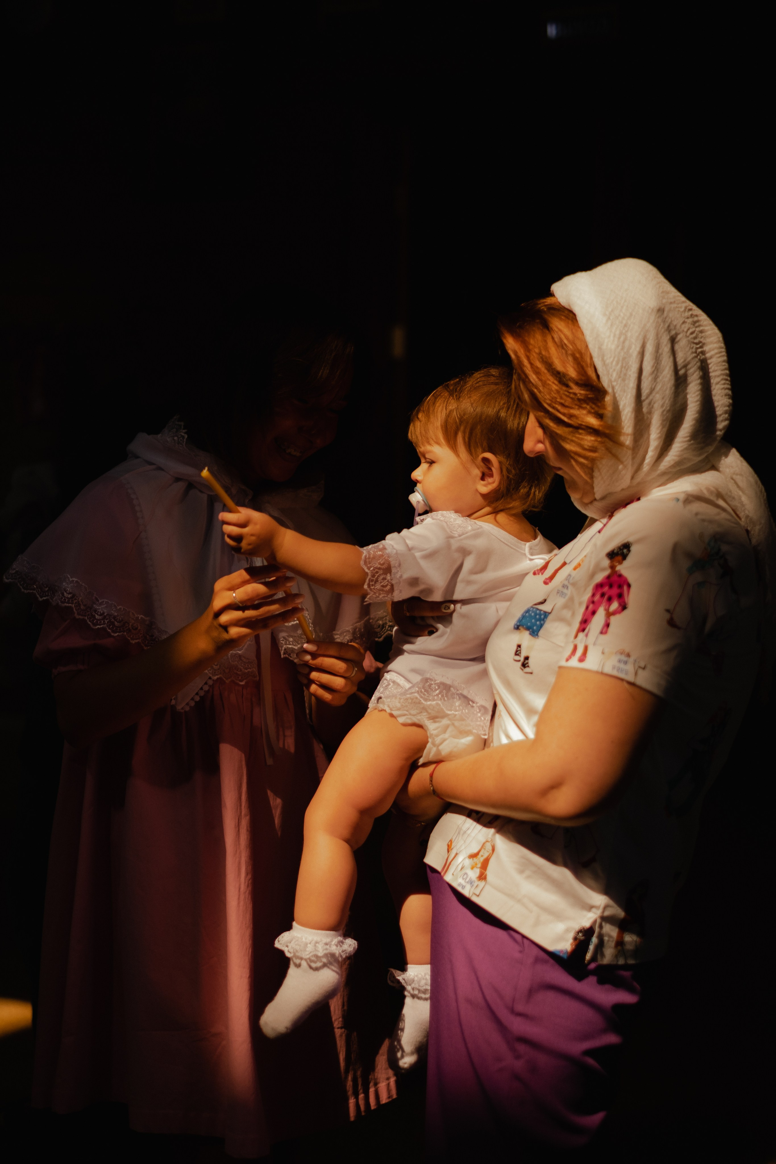 Крещение Таисии. Фотограф в Новосибирске Диана Ильиных