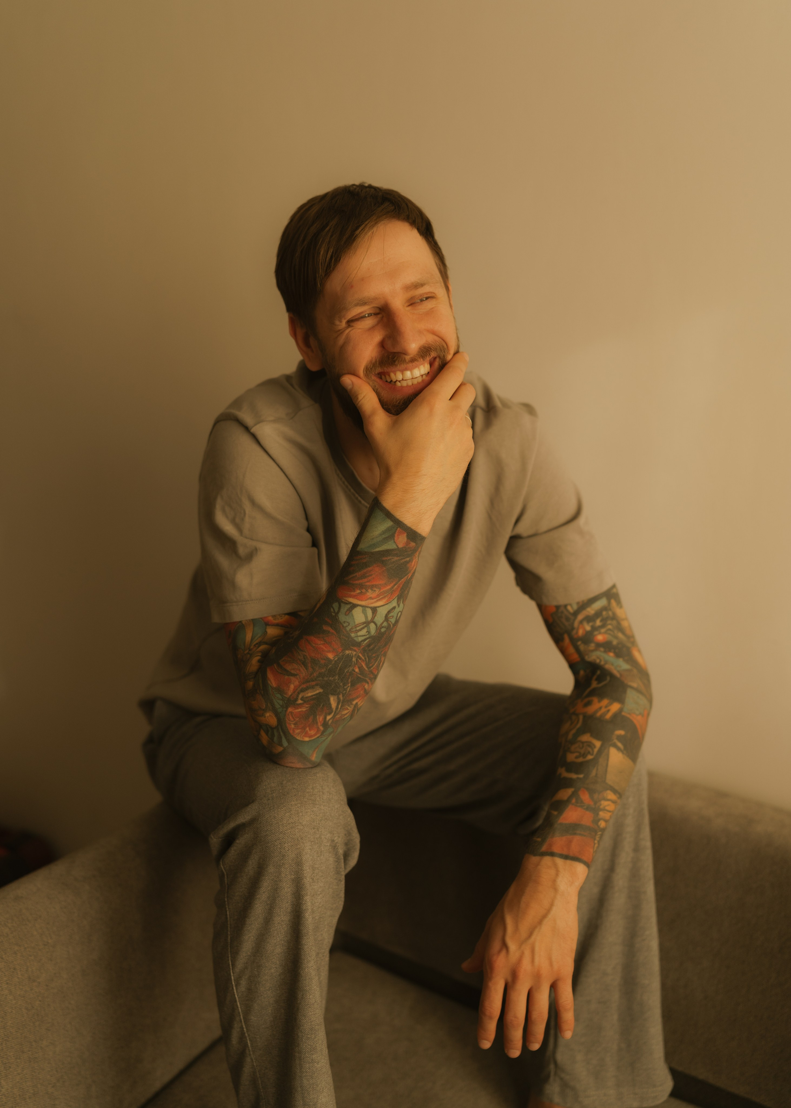 Катя и Андрей | домашняя. Фотограф в Новосибирске Диана Ильиных