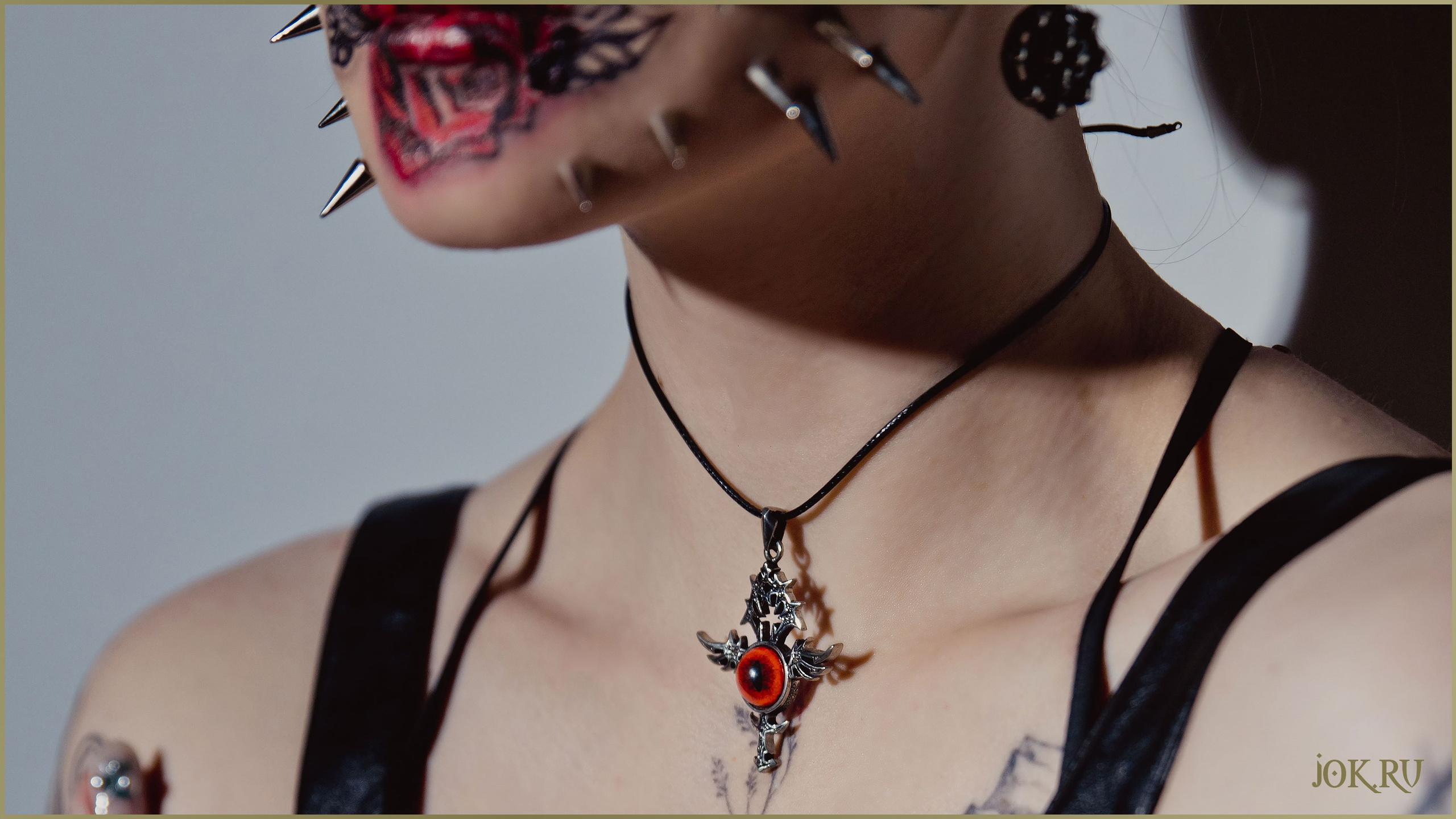 Готический крест Анкх ювелирная серебряная бижутерия премиум класса бренда Joker-studio