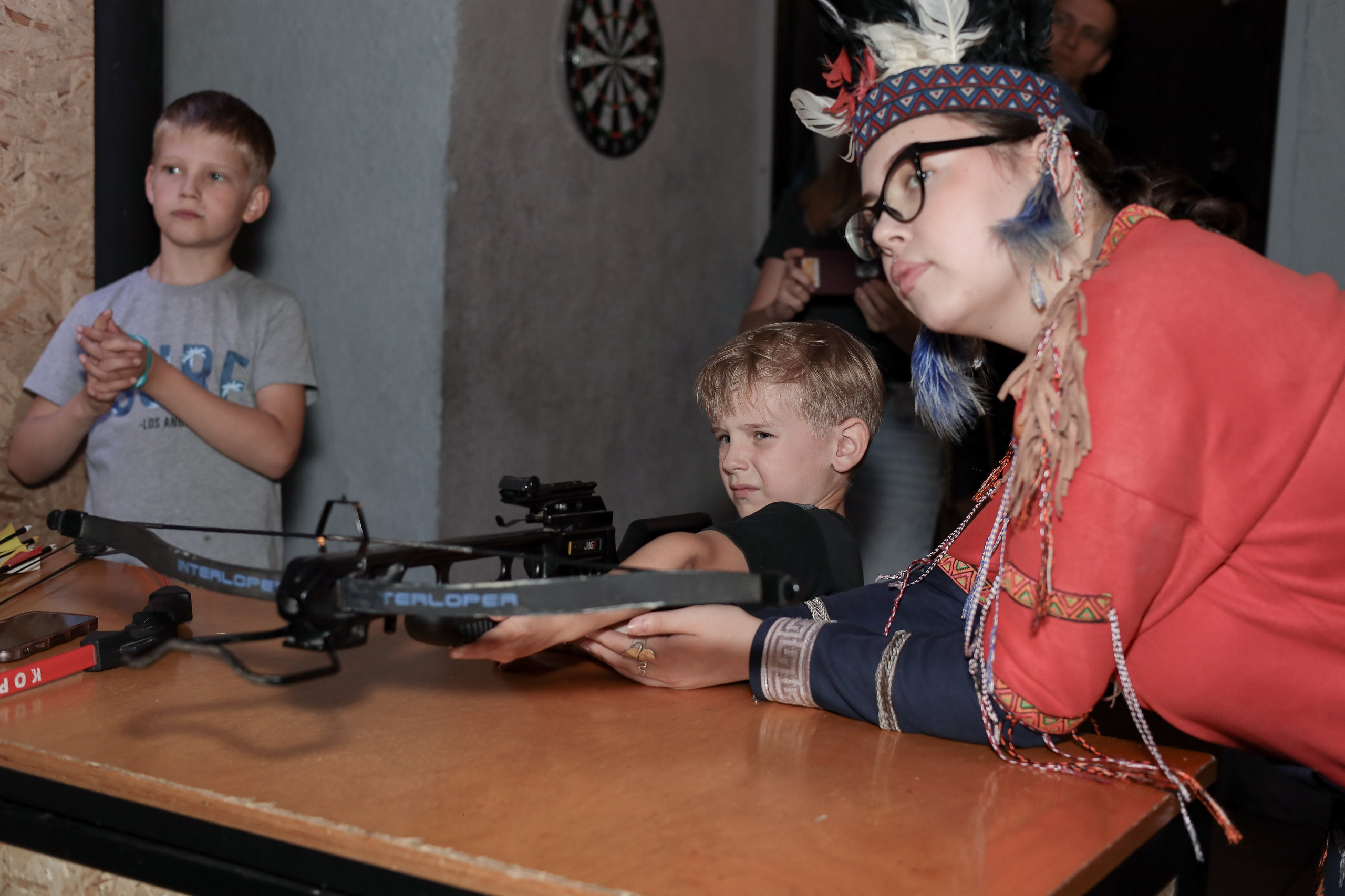 День рождение в стрелковом клубе. Фотограф Надршина Лилия