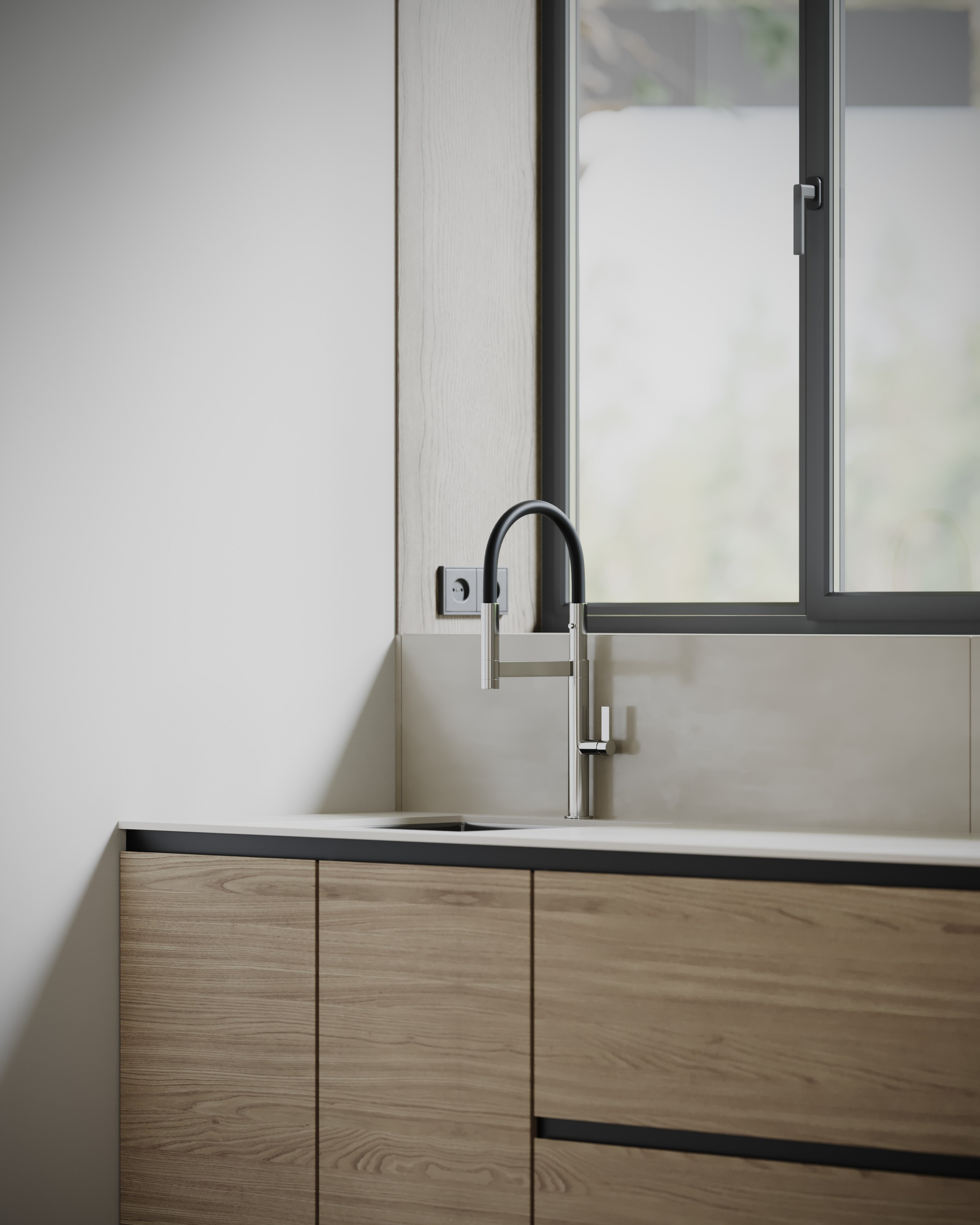 Сибирский дом. Визуализации интерьера