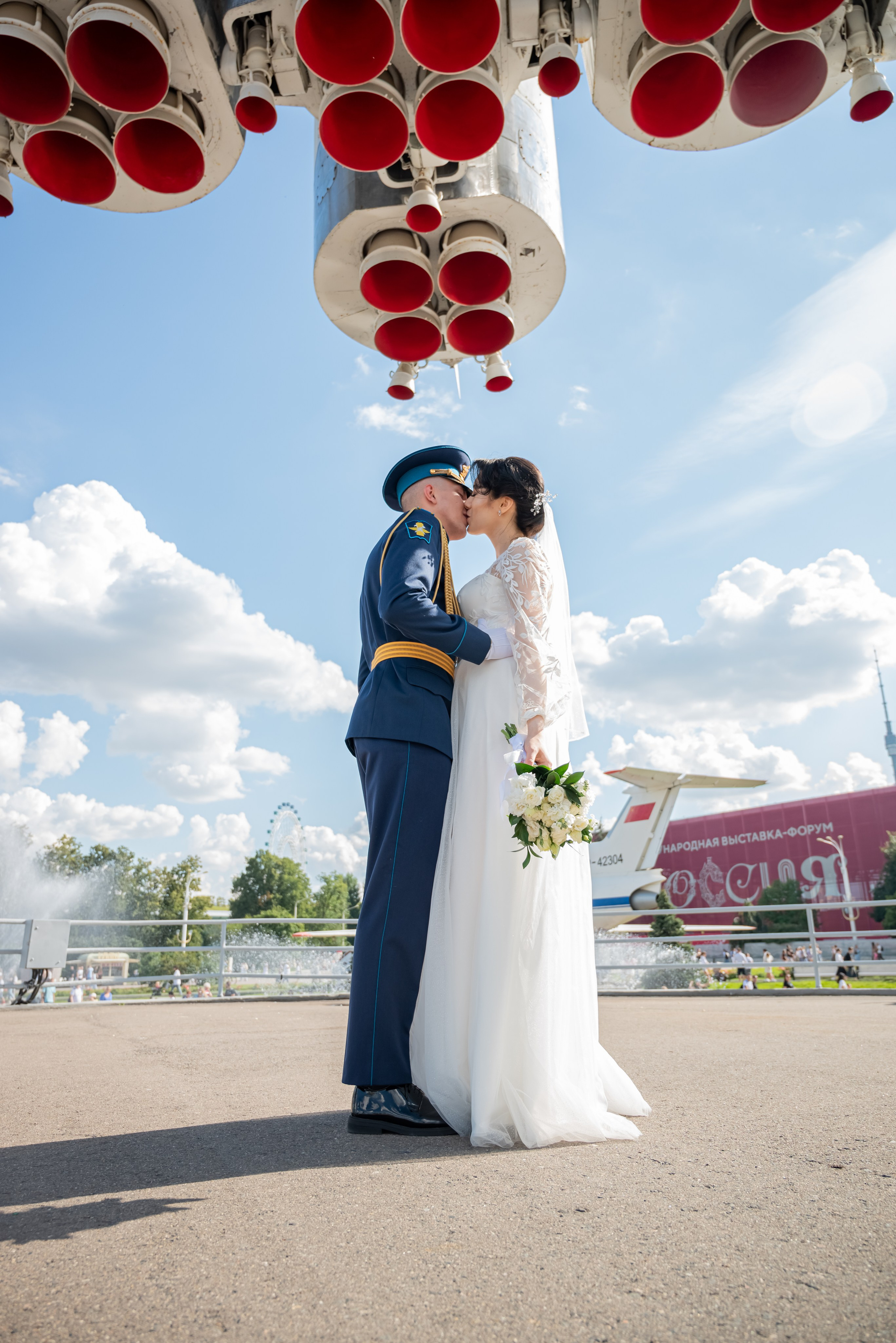 Свадебная фотосессия летом