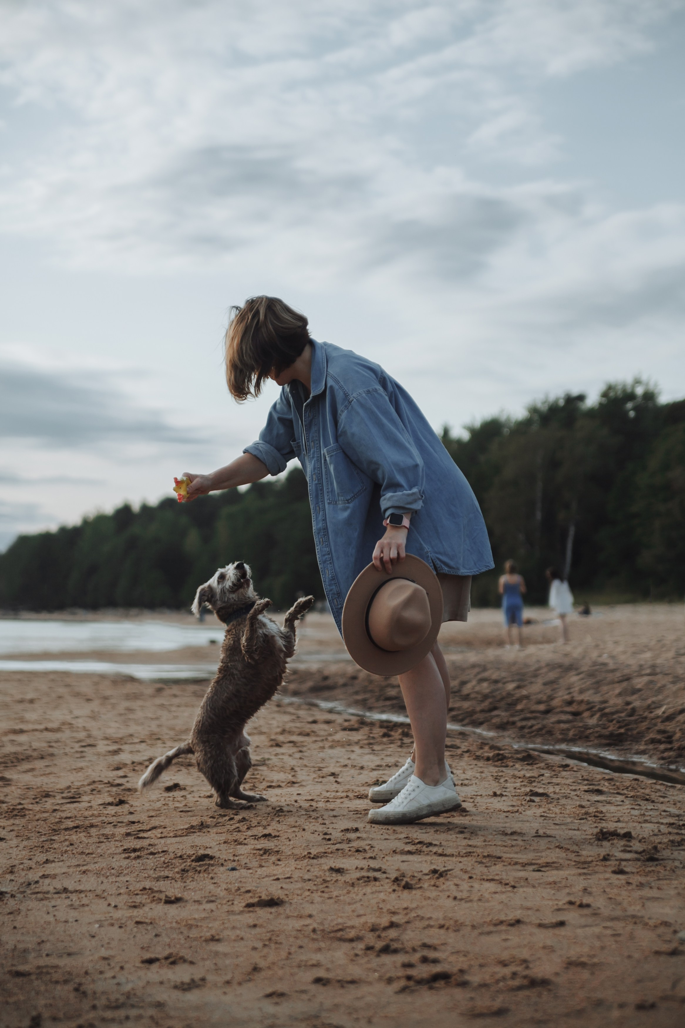 Семейная прогулка с собакой. Семейный фотограф, свадебный фотограф, женский портрет в Санкт-Петербу