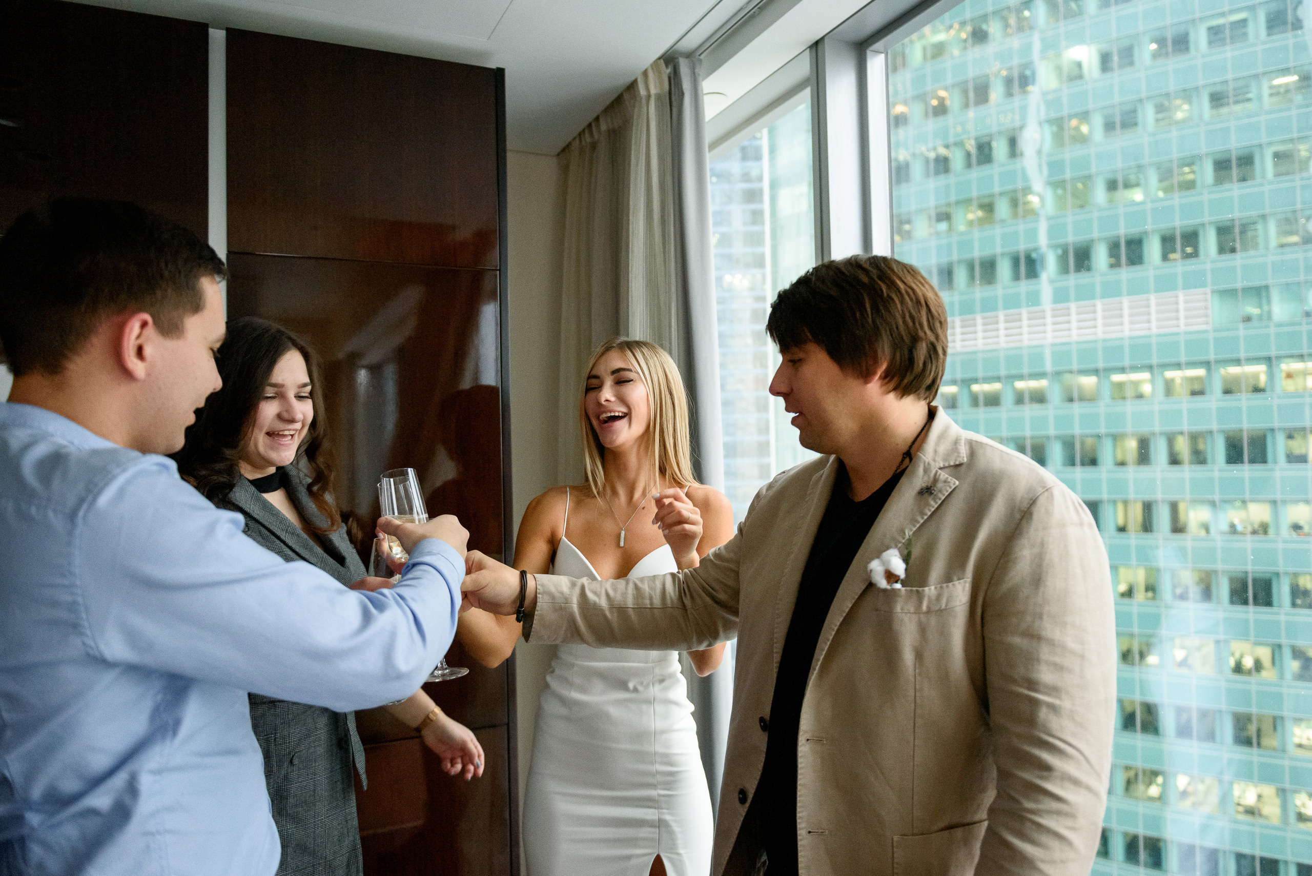 Свадьба для двоих в Москва-Сити. Semerlina.ru