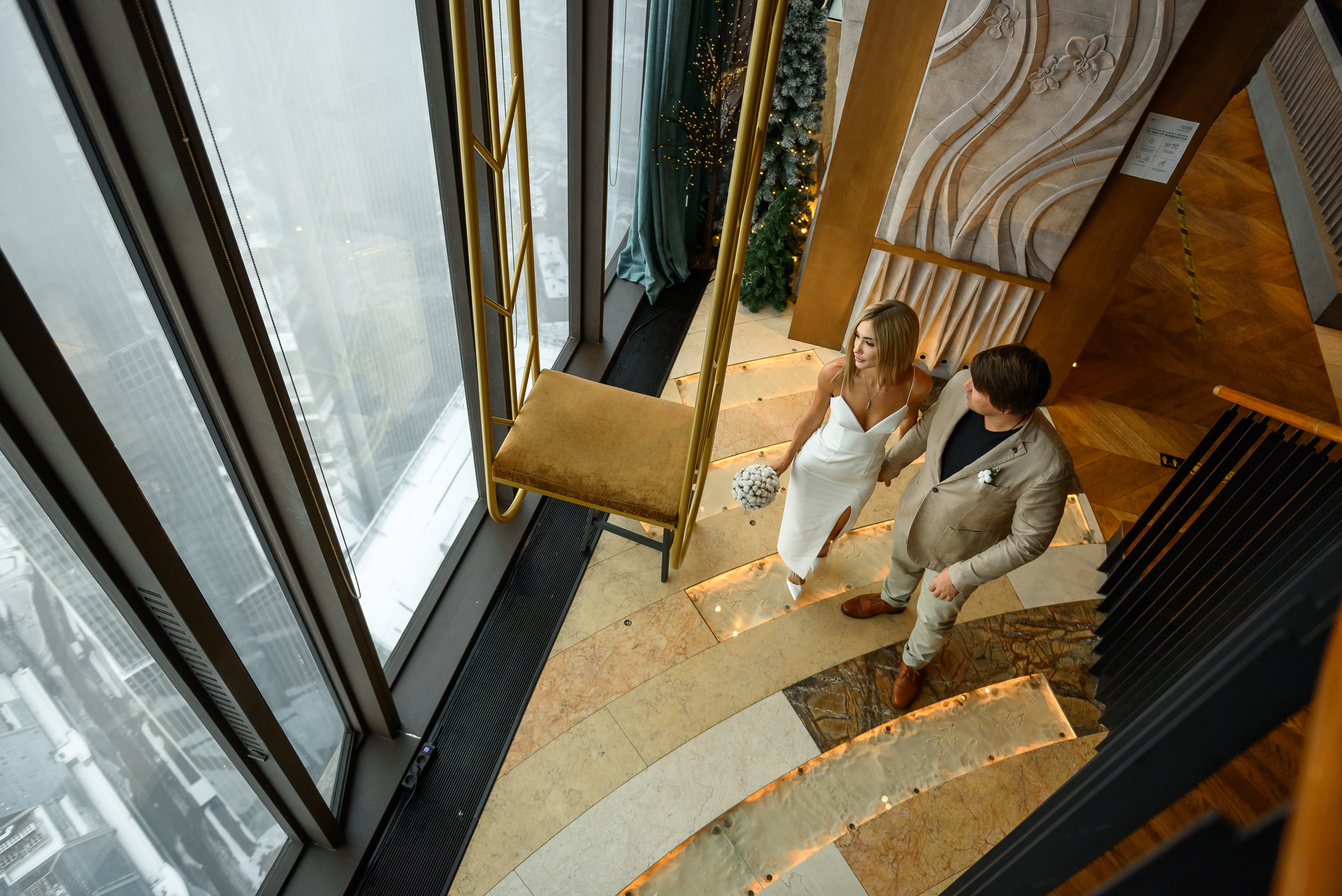 Свадьба для двоих в Москва-Сити. Semerlina.ru