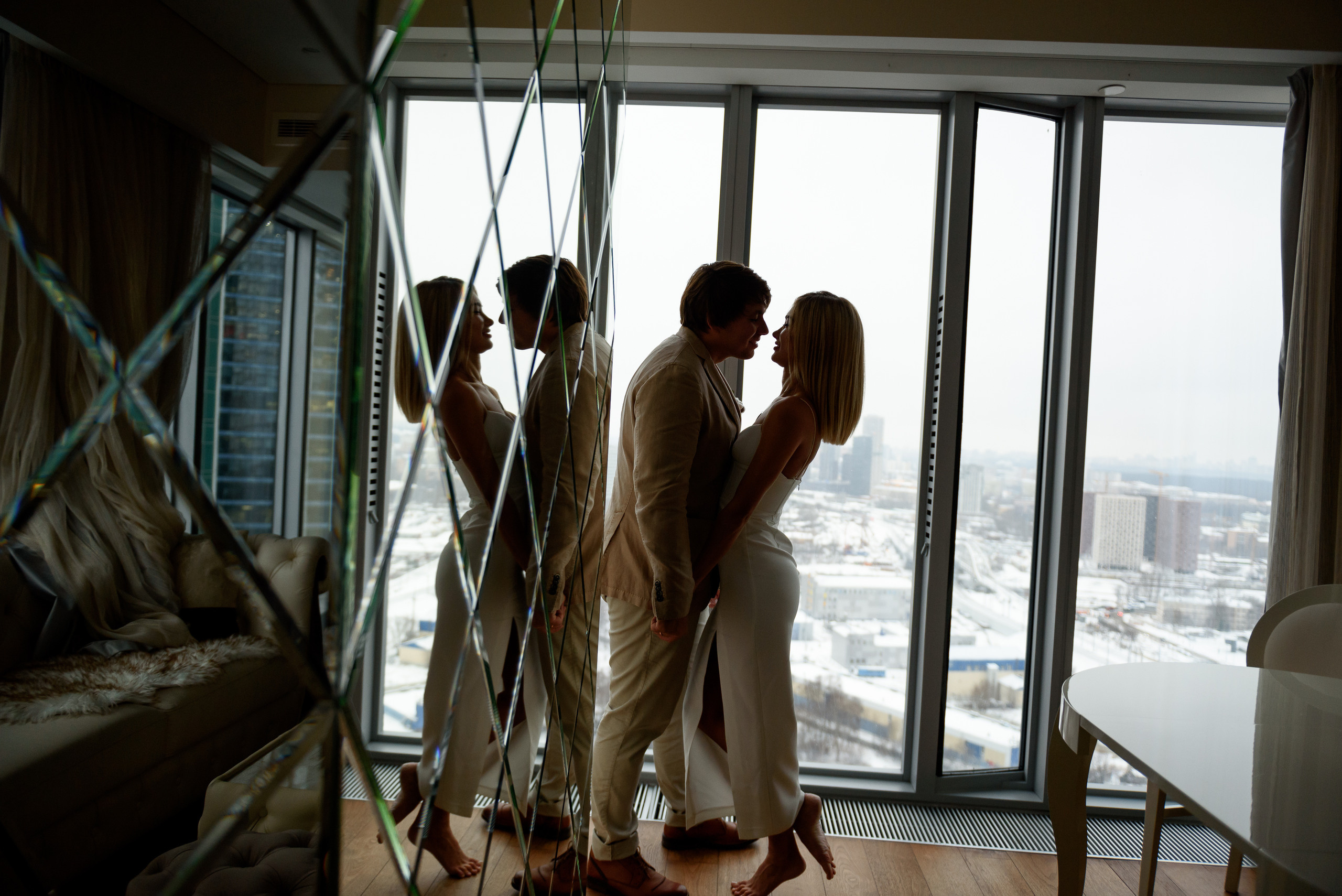 Свадьба для двоих в Москва-Сити. Semerlina.ru