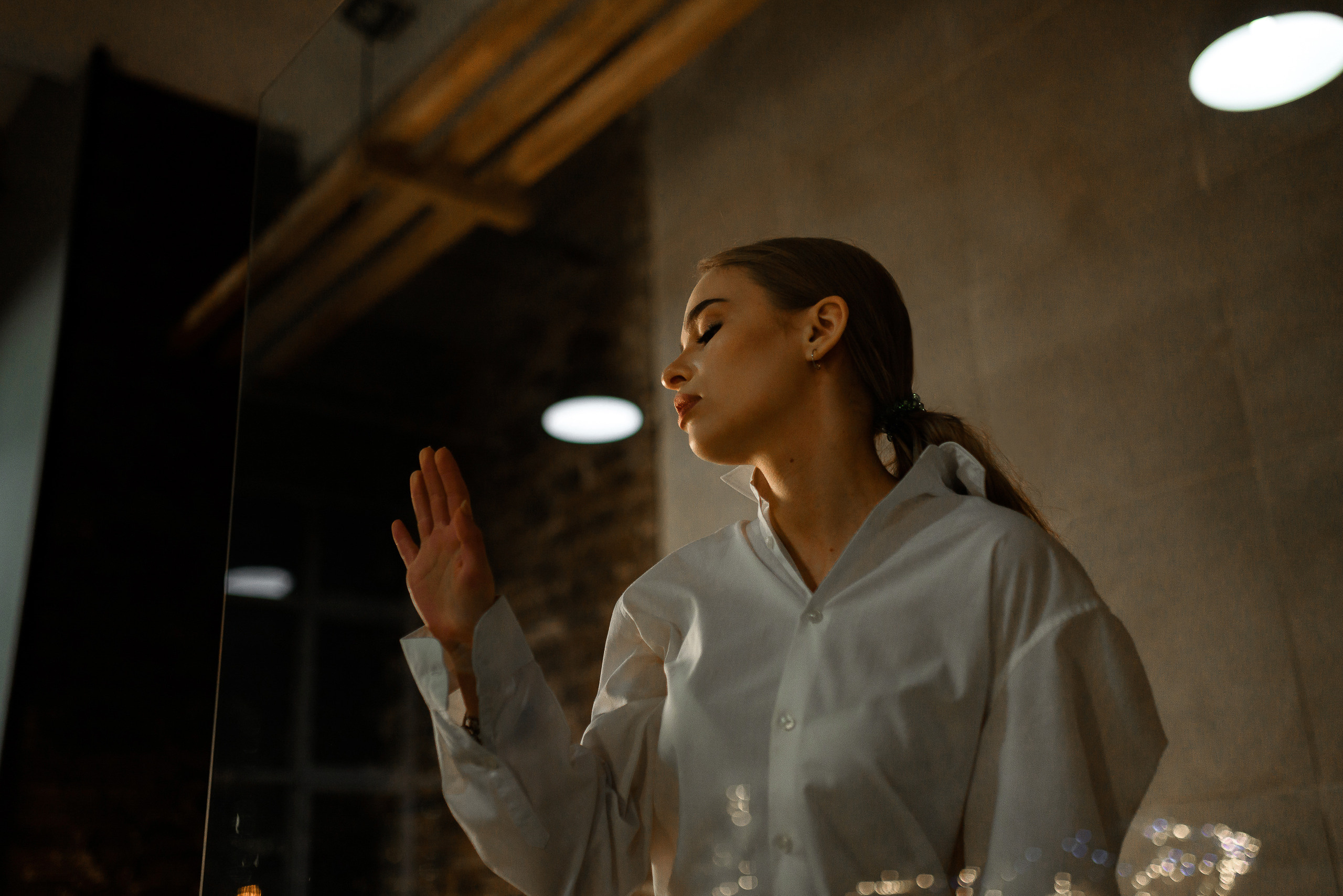 Алина. Фотосессия в студии Cross-studio, зал Графит. Semerlina.ru