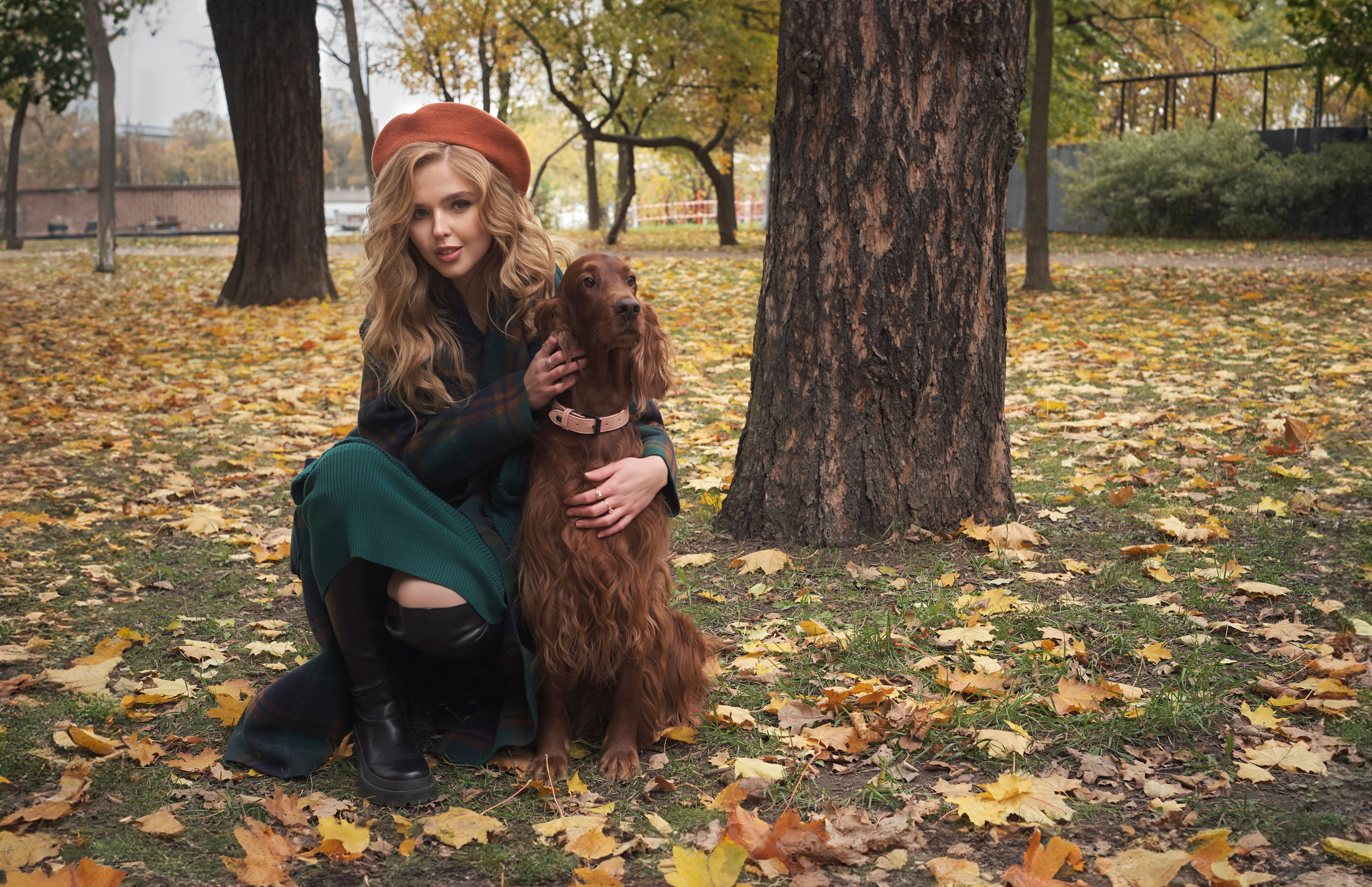 Лопухинский сад (собаки). Портретный фотограф в Санкт-Петербурге Елена Сергеева