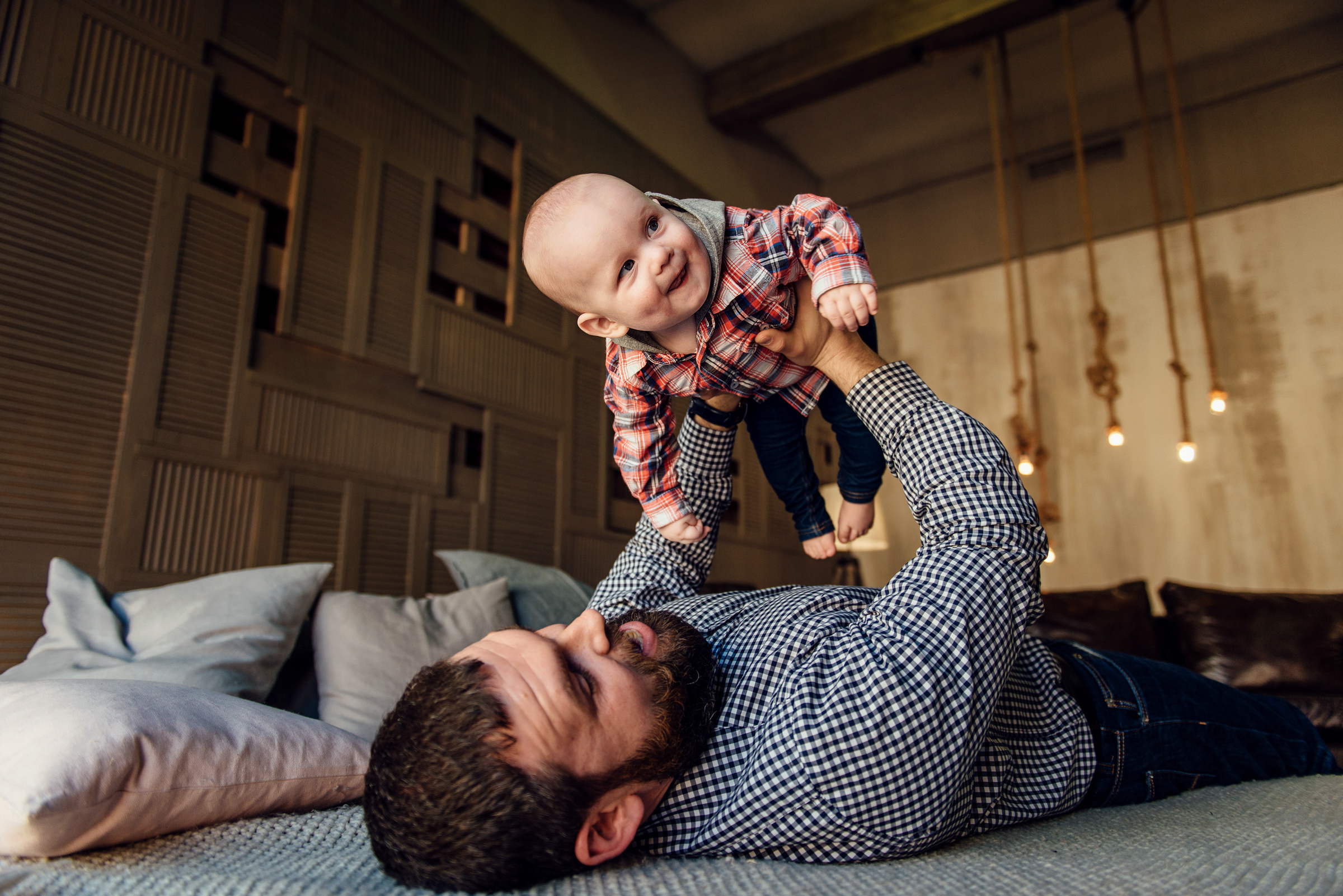 Семейная фотосессия в студии Pavilion. Свадебный фотограф в Санкт-Петербурге Венера Ахметова