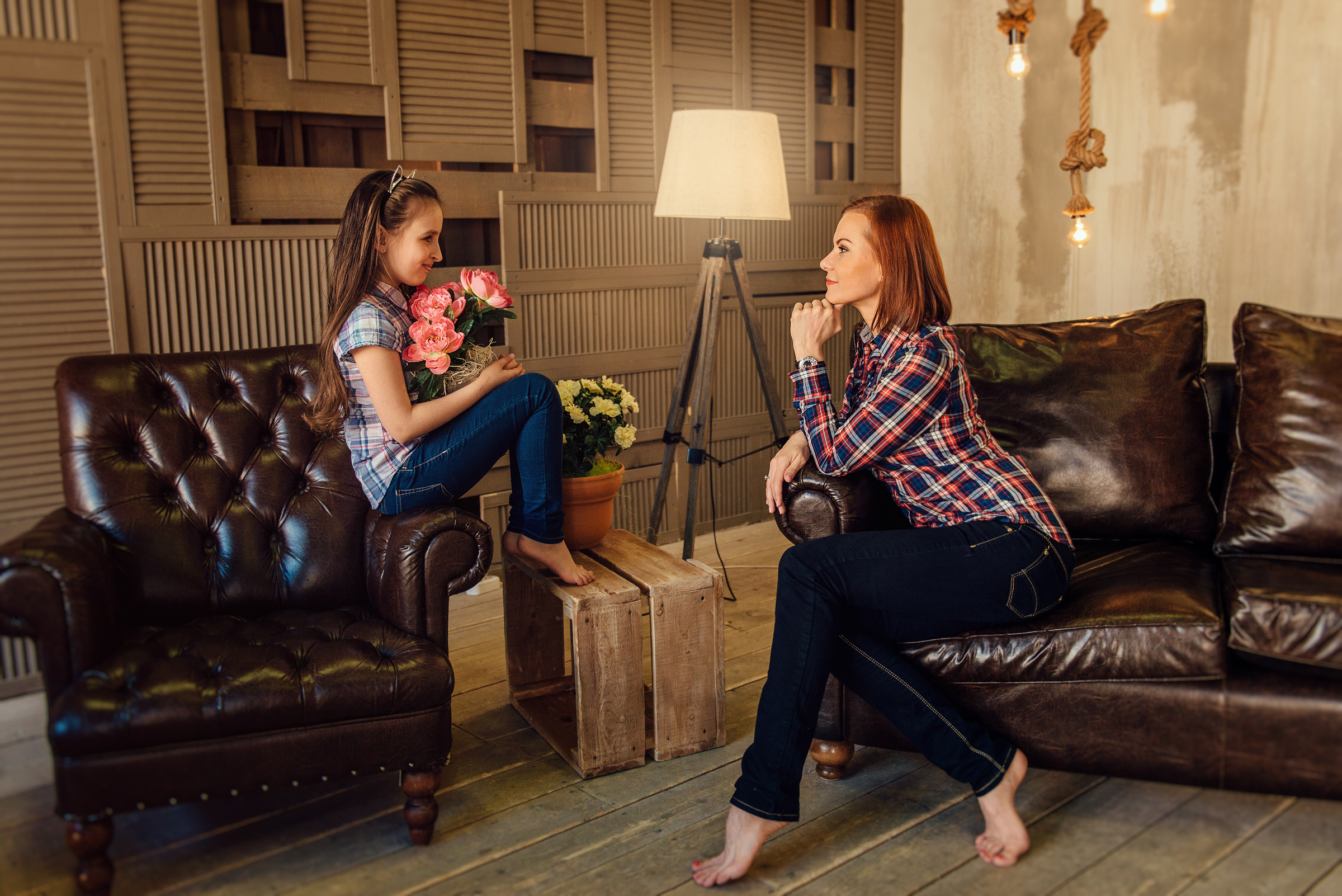 Семейная фотосессия в студии Pavilion. Свадебный фотограф в Санкт-Петербурге Венера Ахметова