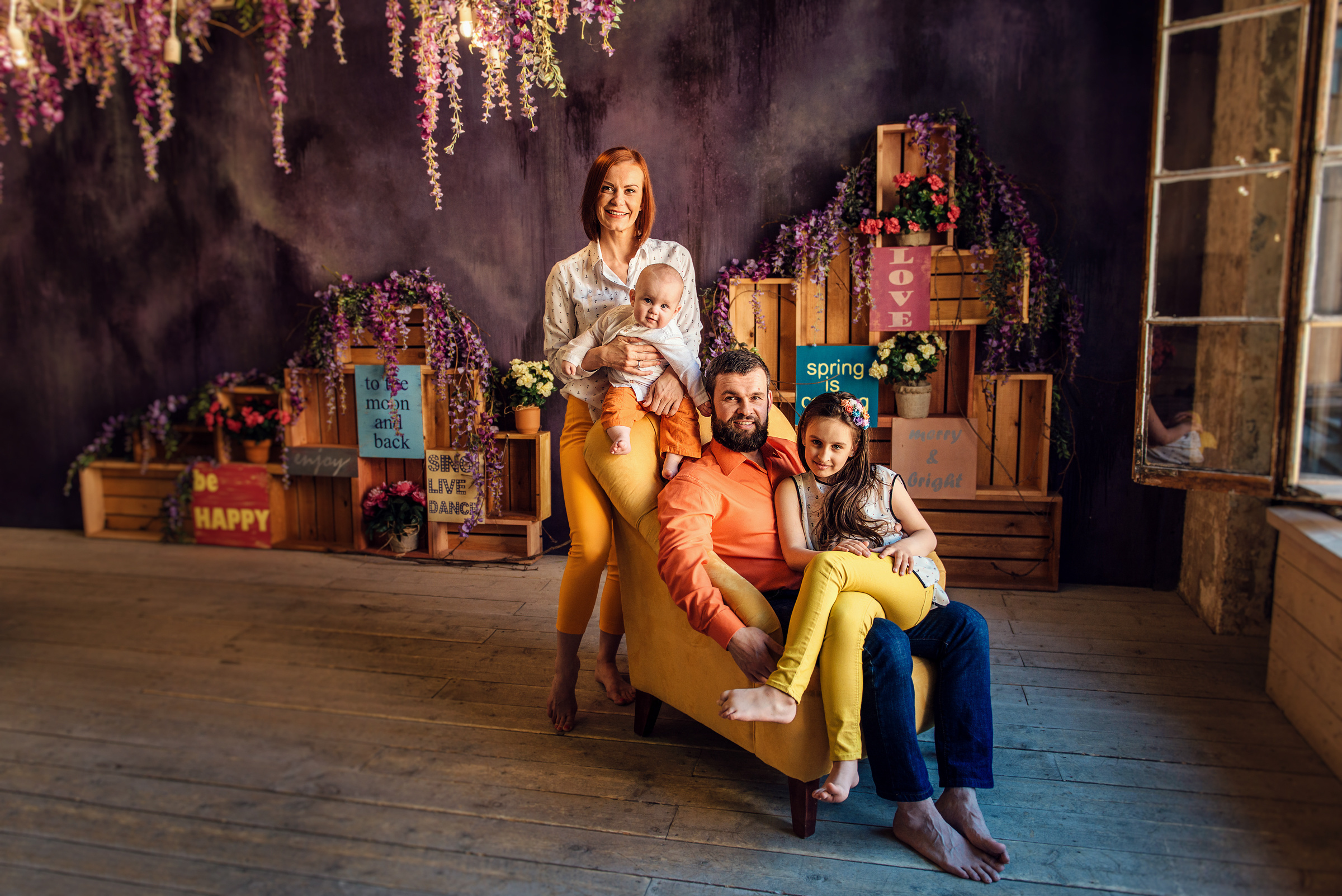 Семейная фотосессия в студии Pavilion. Свадебный фотограф в Санкт-Петербурге Венера Ахметова