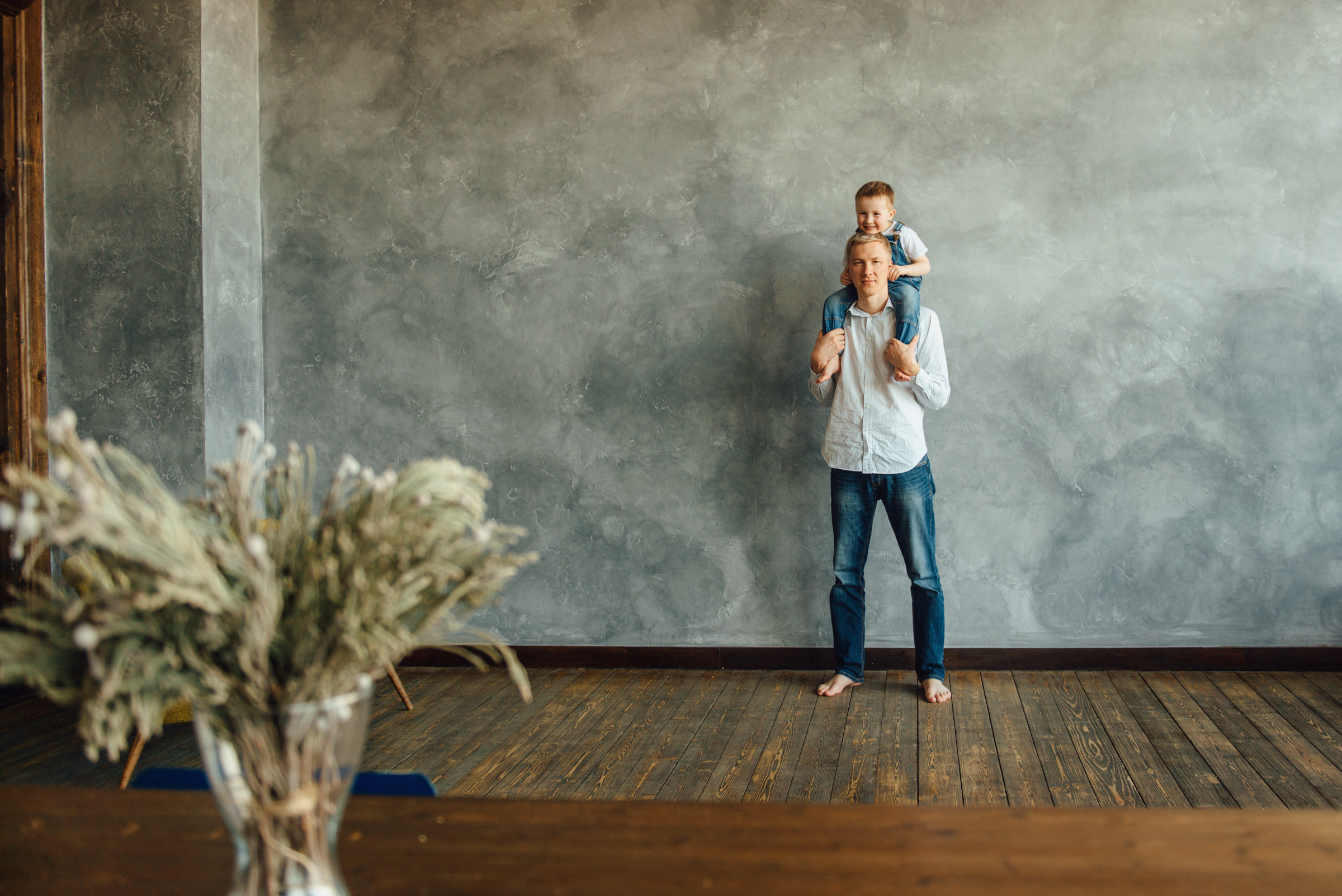 семейная фотосессия в фотостудии