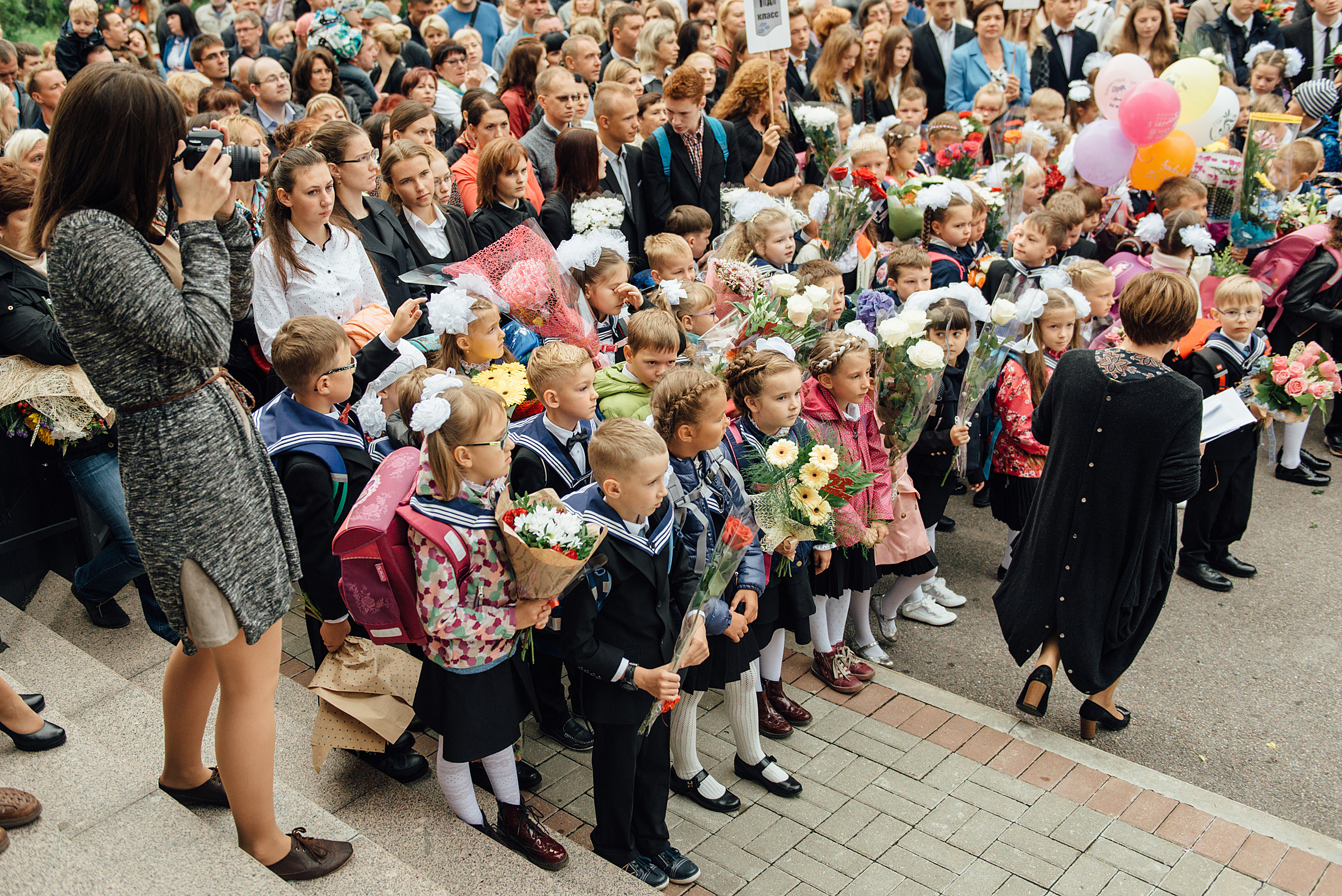 Фотограф на 1-е сентября, фотосъёмка 1-го сентября. Свадебный фотограф в Санкт-Петербурге Венера Ахметова