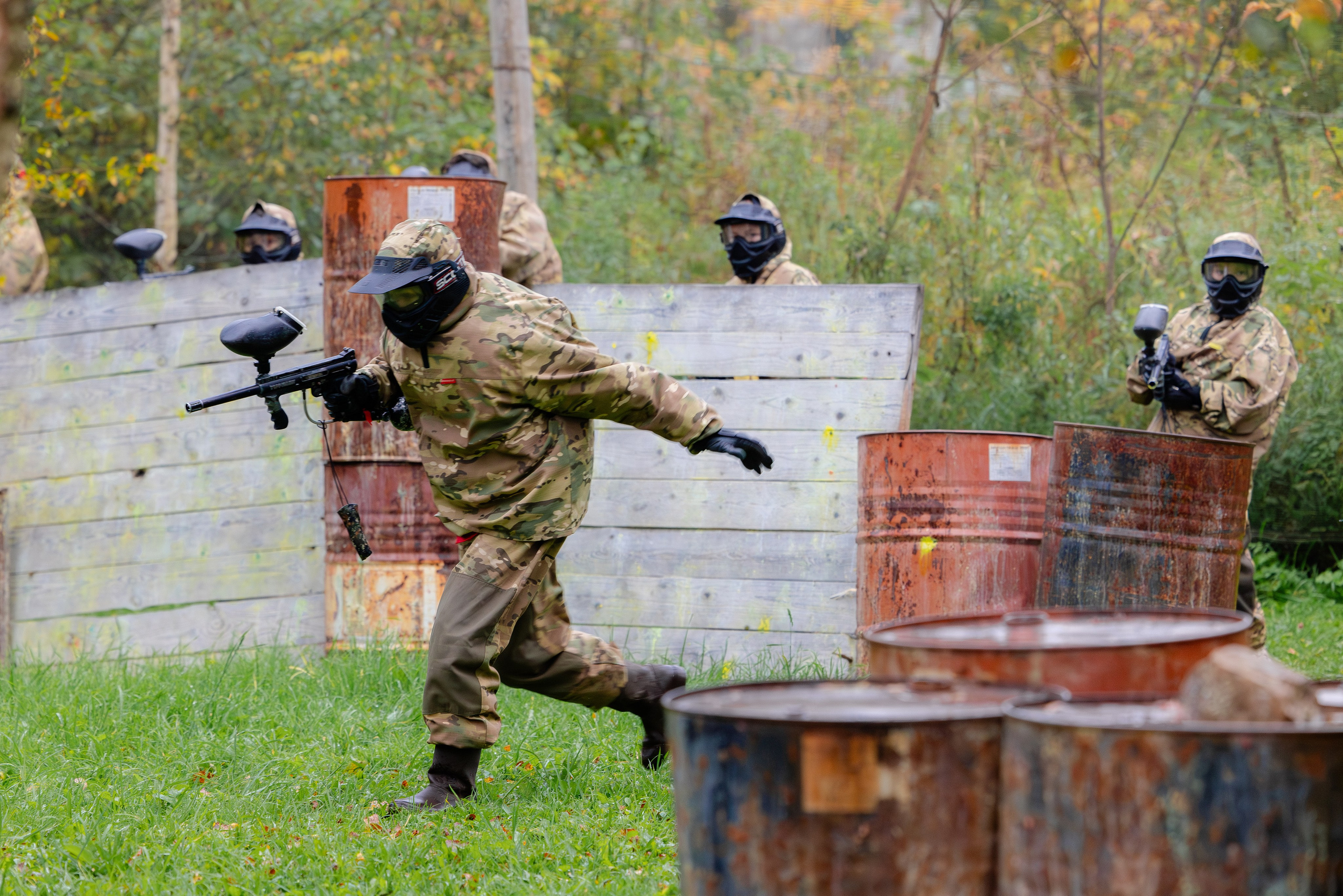 День рождения в пейнтбольном клубе Зарница. Фотограф и режиссер Московко Екатерина