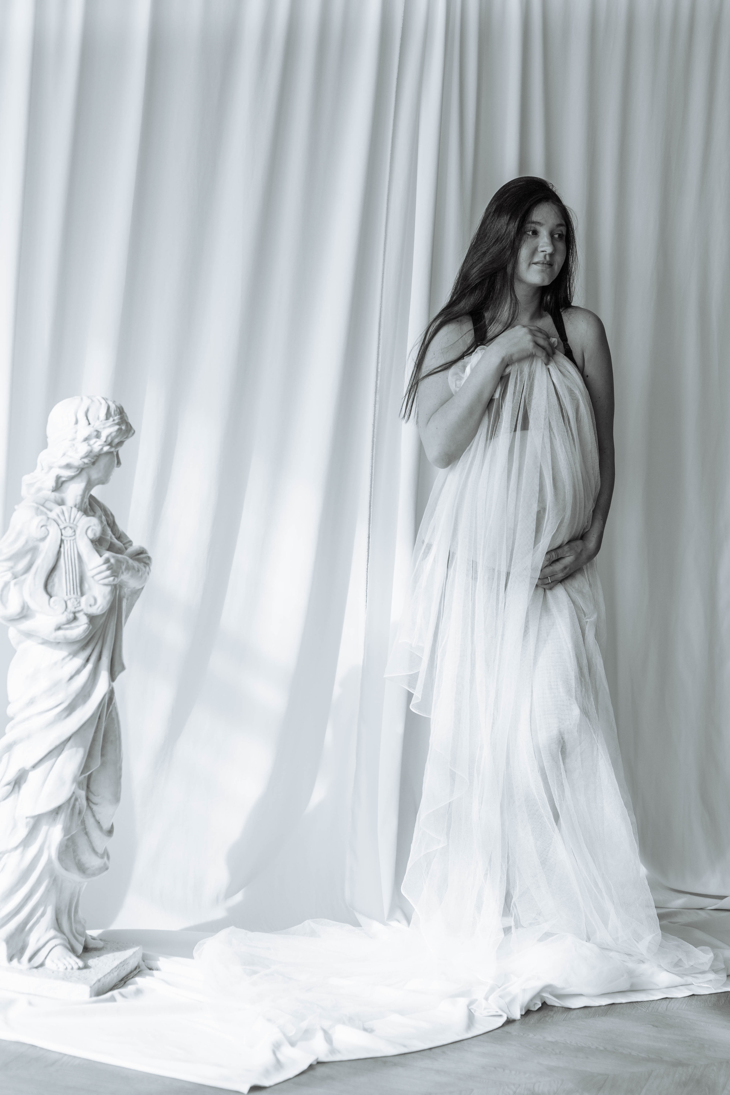 Фотосессия беременности в студии