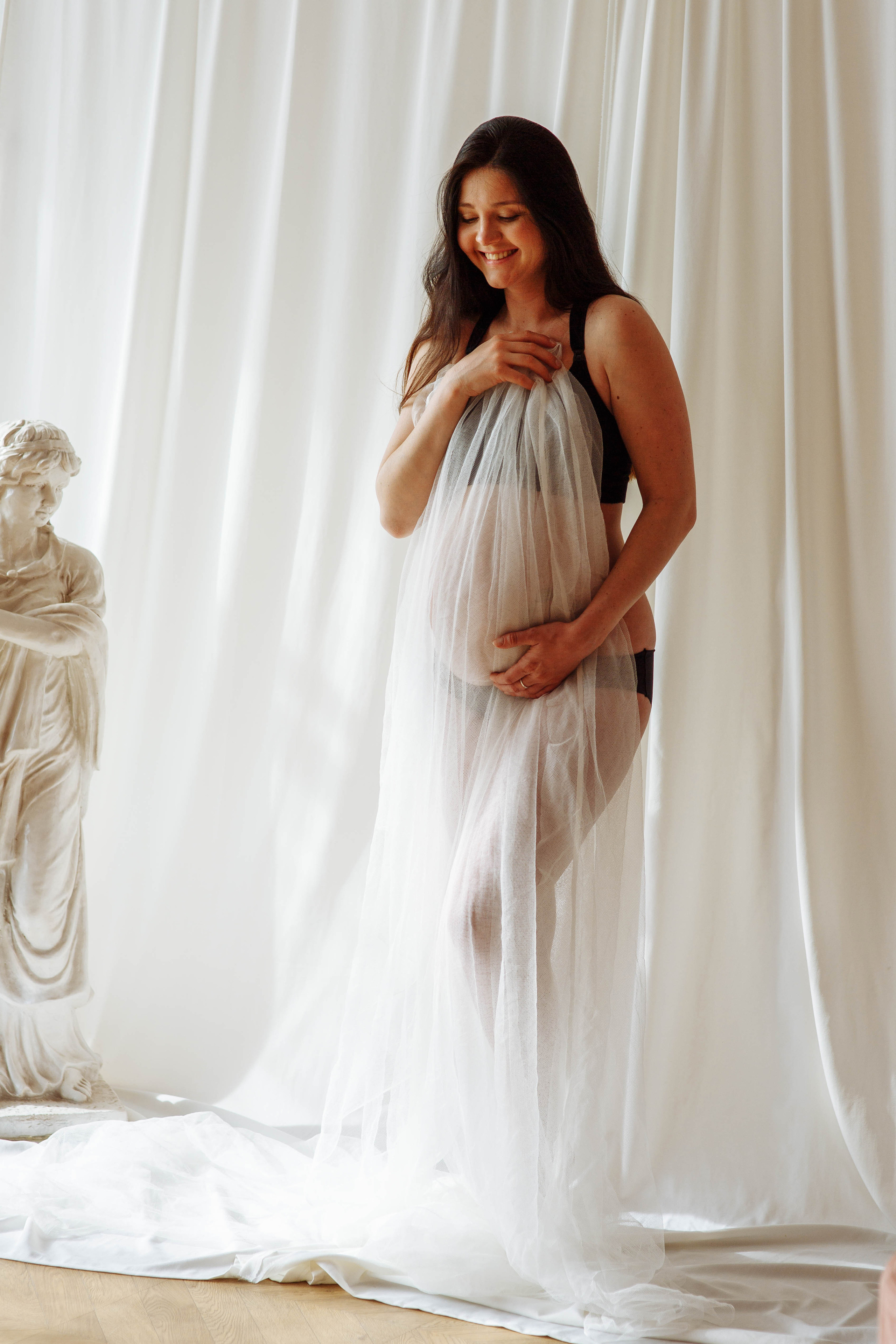 Фотосессия беременности в студии