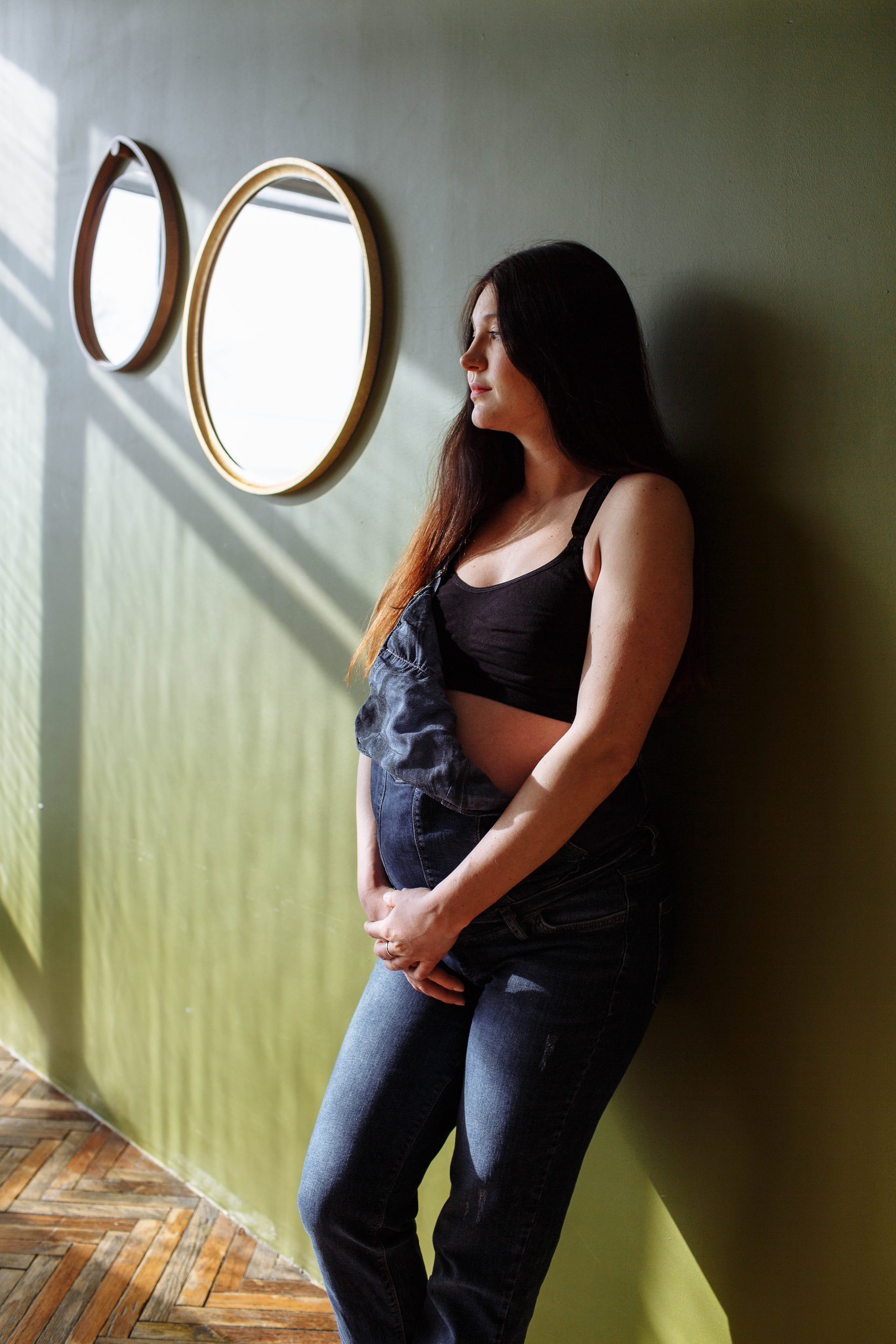 Фотосессия беременности в студии