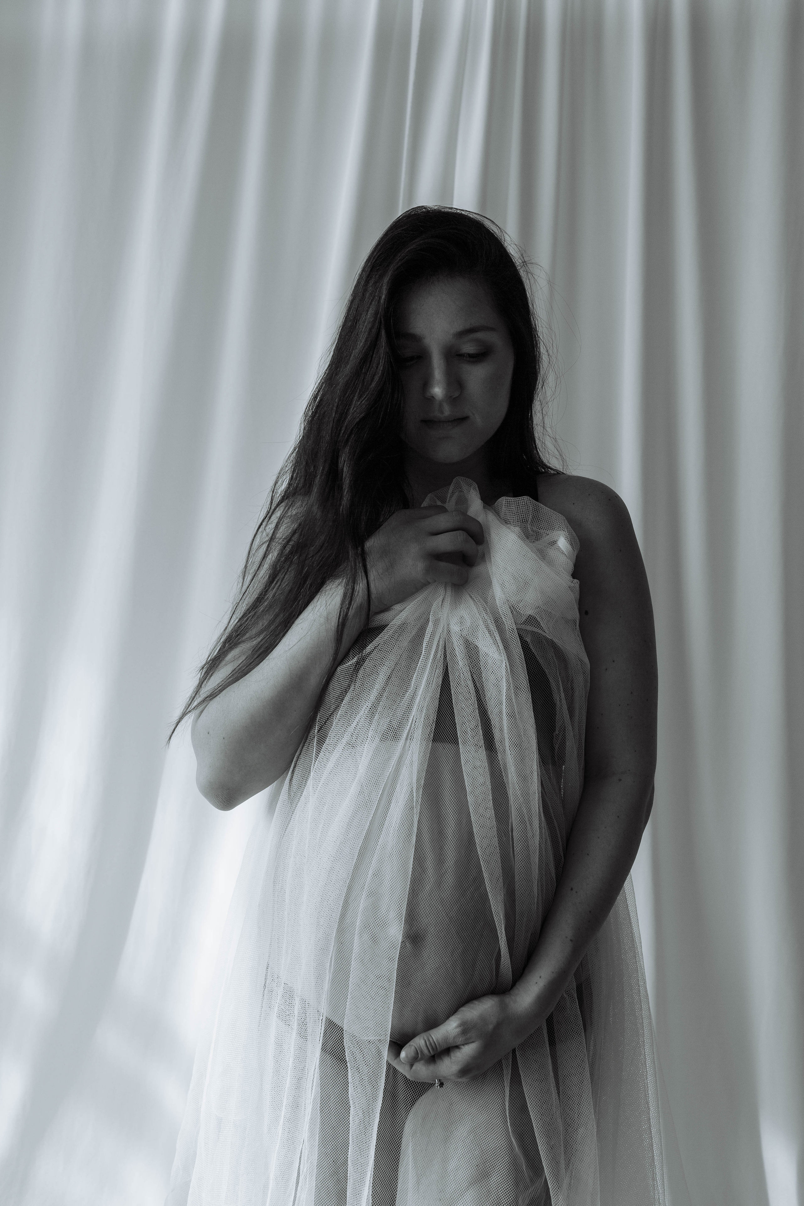 Фотосессия беременности в студии