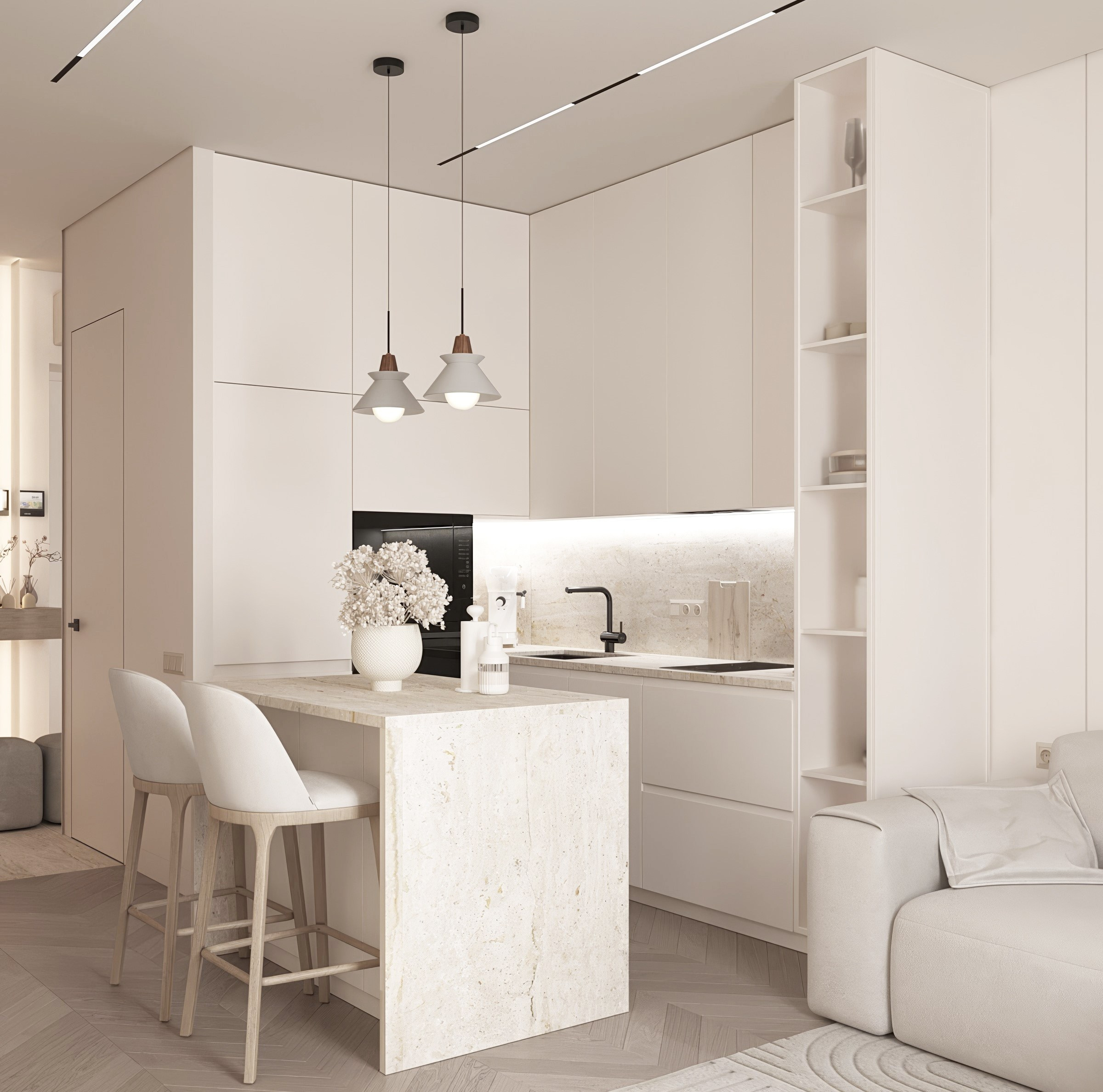 ЖК Eniteo. Дизайнер интерьера Марина Брынковян