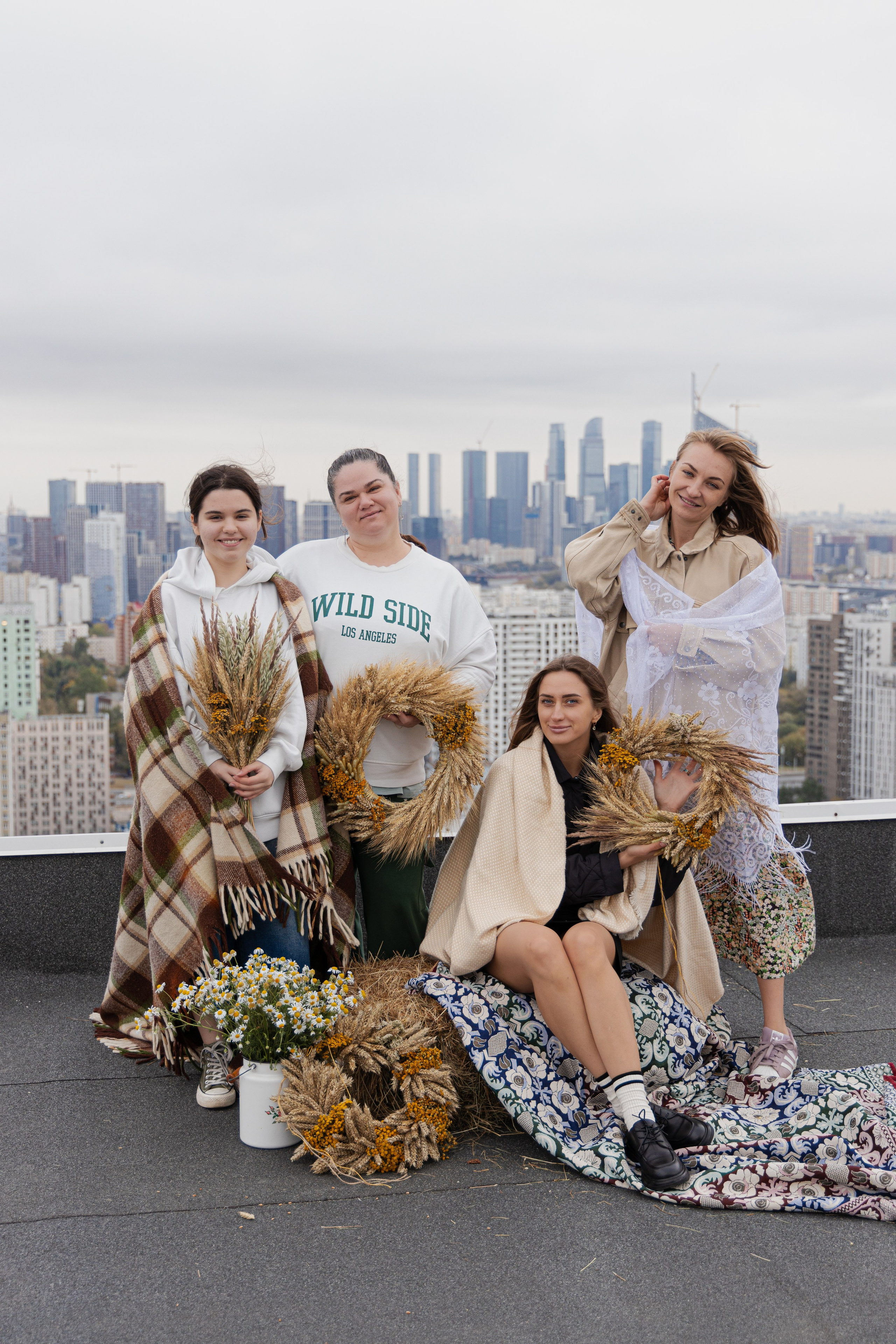 МК Осенний венок (локация на крыше). Анастасия Ракчеева Художник