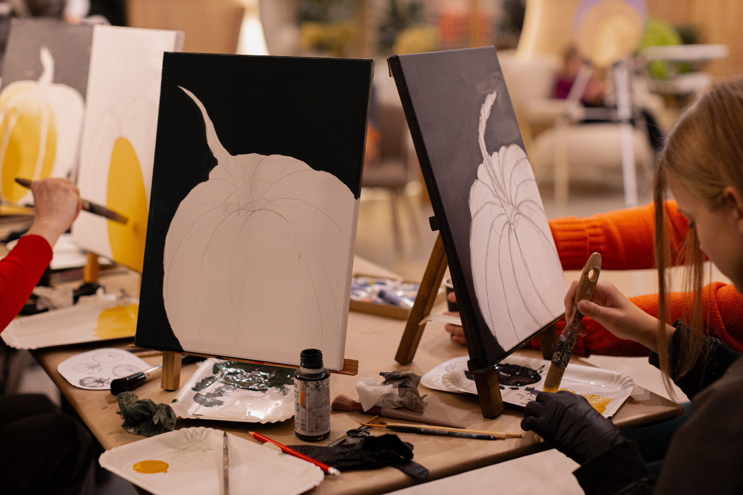 МК Тыква в кафе Здрасте. Анастасия Ракчеева Художник