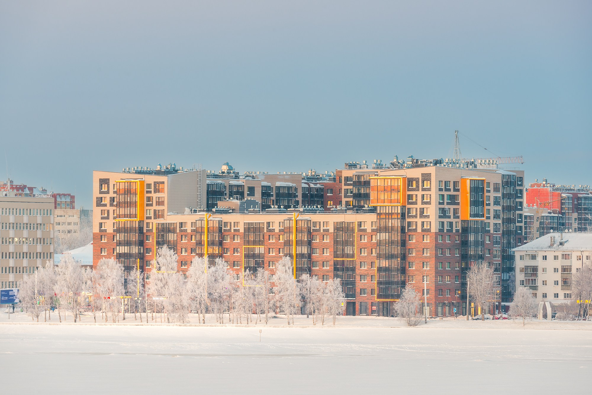 Город. Аэросъемка в Архангельске, Александр Ермолин