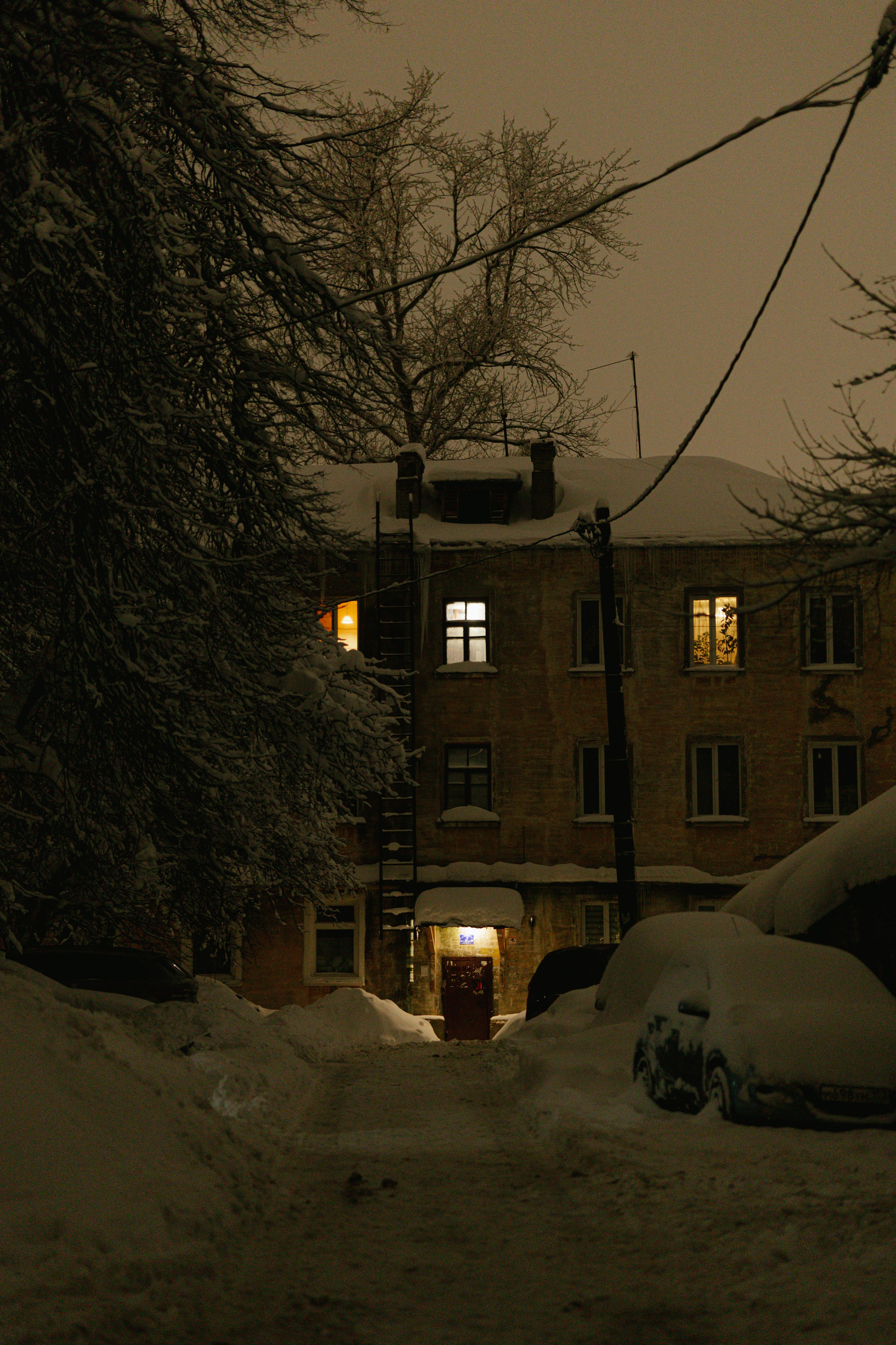 Город зимой. Фотограф Эльмира Лин