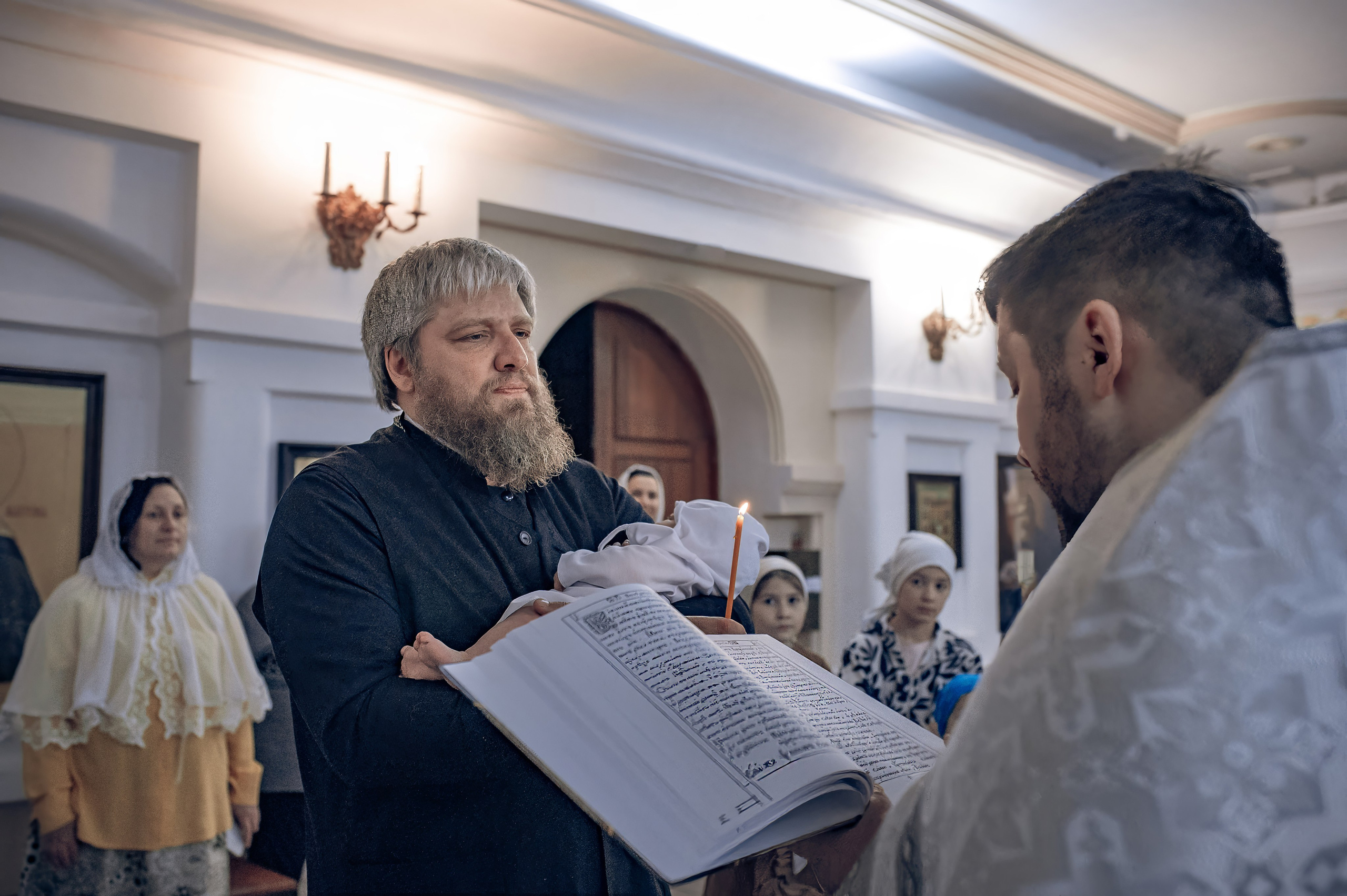 Крещение в Краснодаре. Съемка крещения в Краснодаре. Фотограф на крещение в Краснодаре