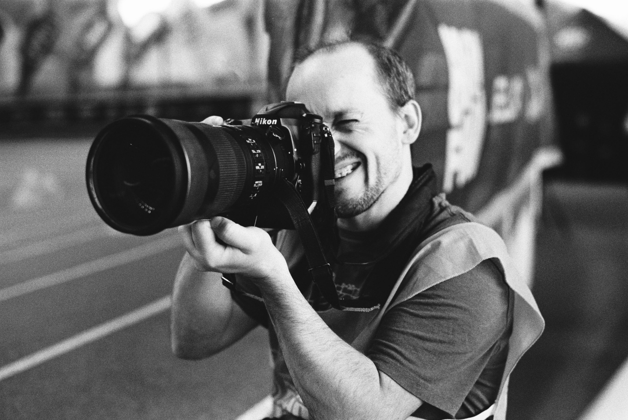 B/w film. Спортивный фотограф Александр Бармин