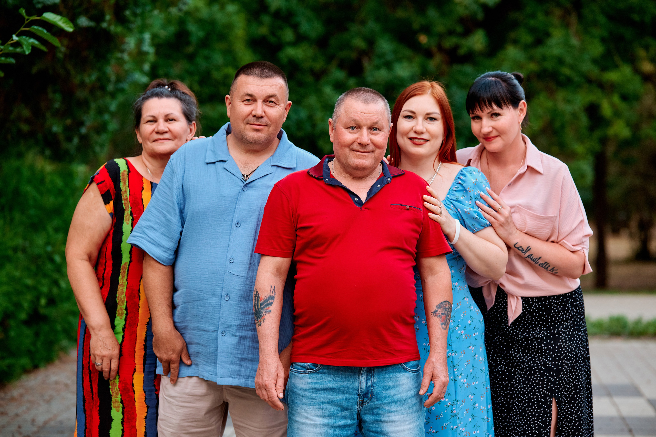 Семейная фотосессия с внуками в парке. Фотограф Таганрог Анна Трайжон