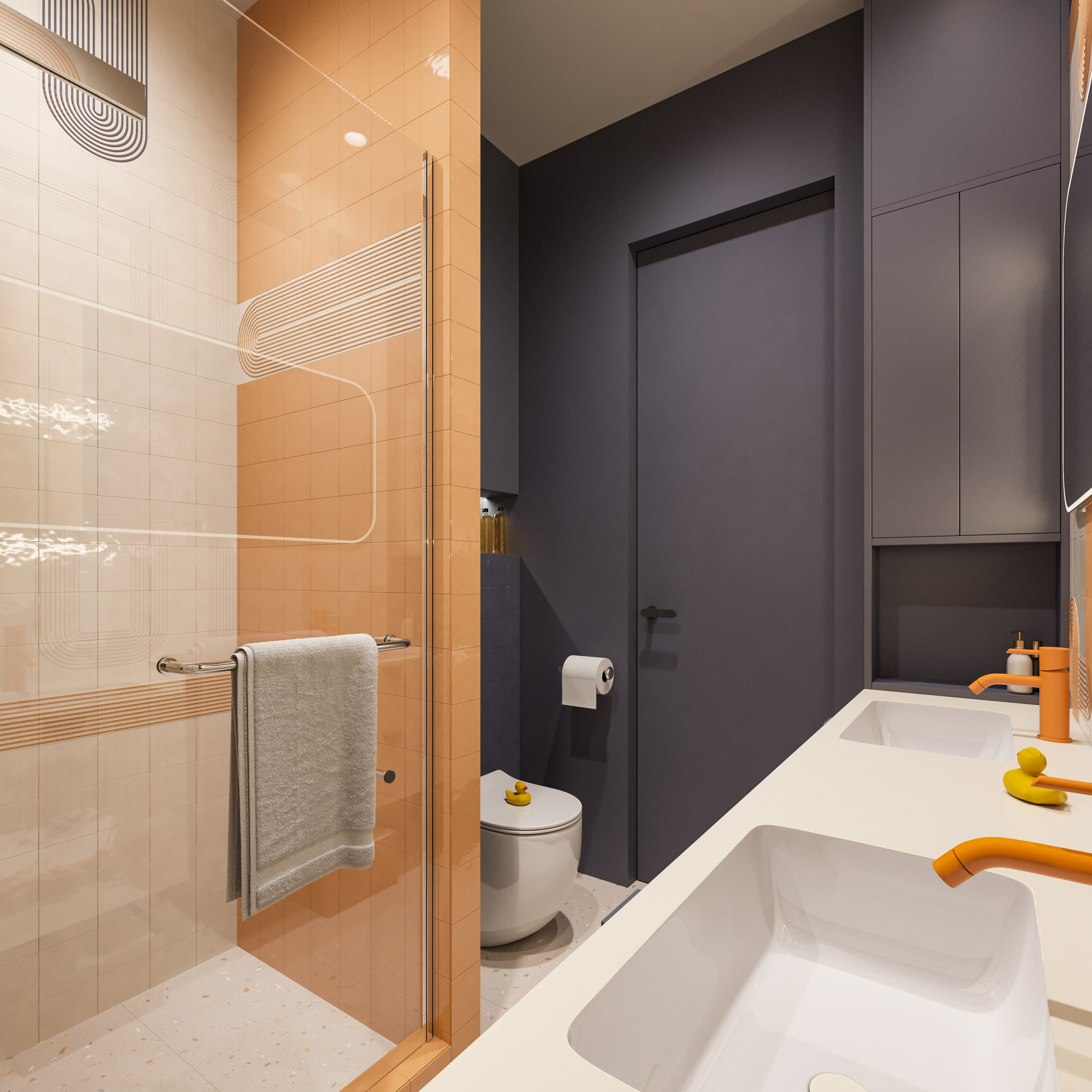 3D Визуализации Квартиры с Цветовыми Акцентами | Портфолио. Визуализатор интерьера в Москве | Брагин Кирилл