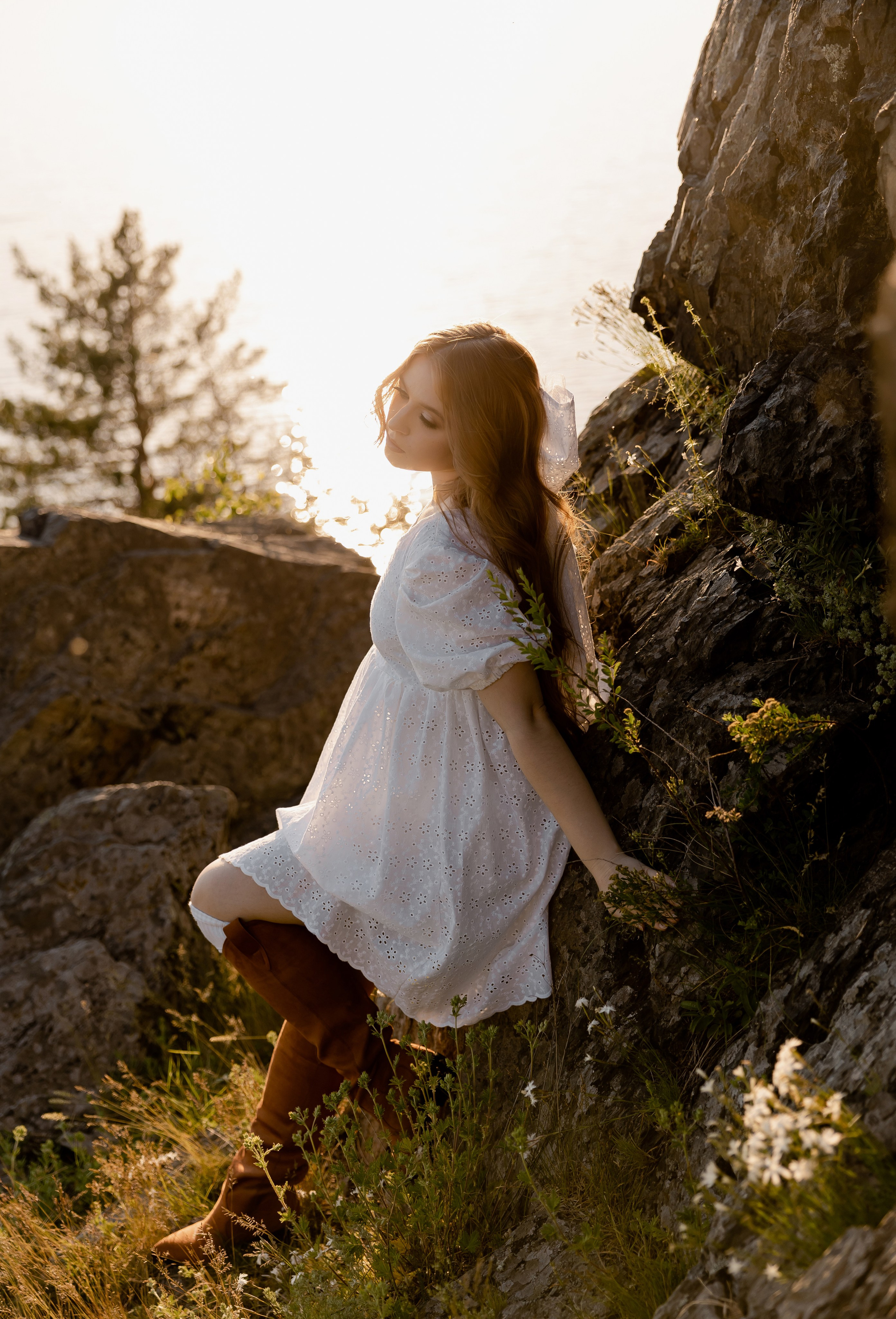 Юлия, съёмка на озере. Свадебный и портретный фотограф в Миассе Филиппенко Дарья